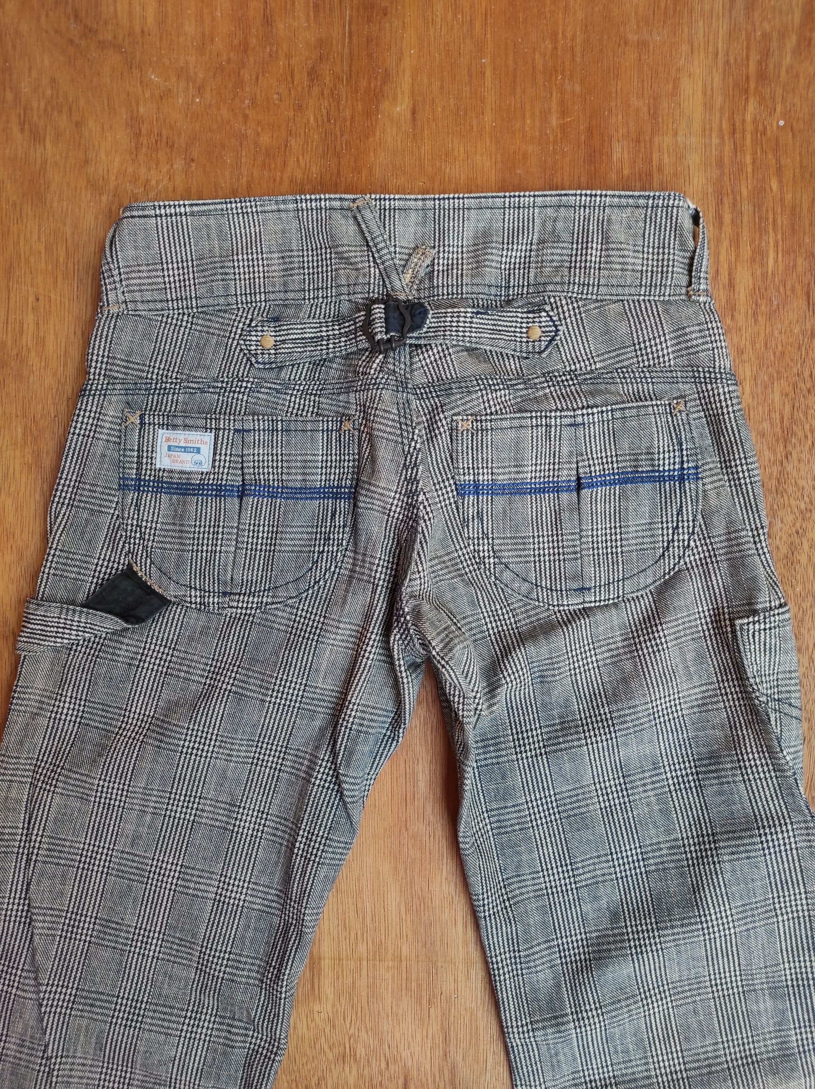 Hysteric Glamour × Japanese Brand Flare Pants Betty Smith Japan Brand Hickory Striped Pants Size 28" / US 6 / IT 42 - 3 Thumbnail