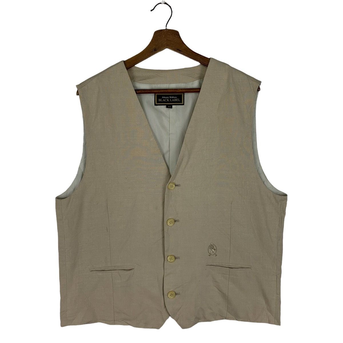 Vintage Johnnie Walker Black Label Vest Jacket