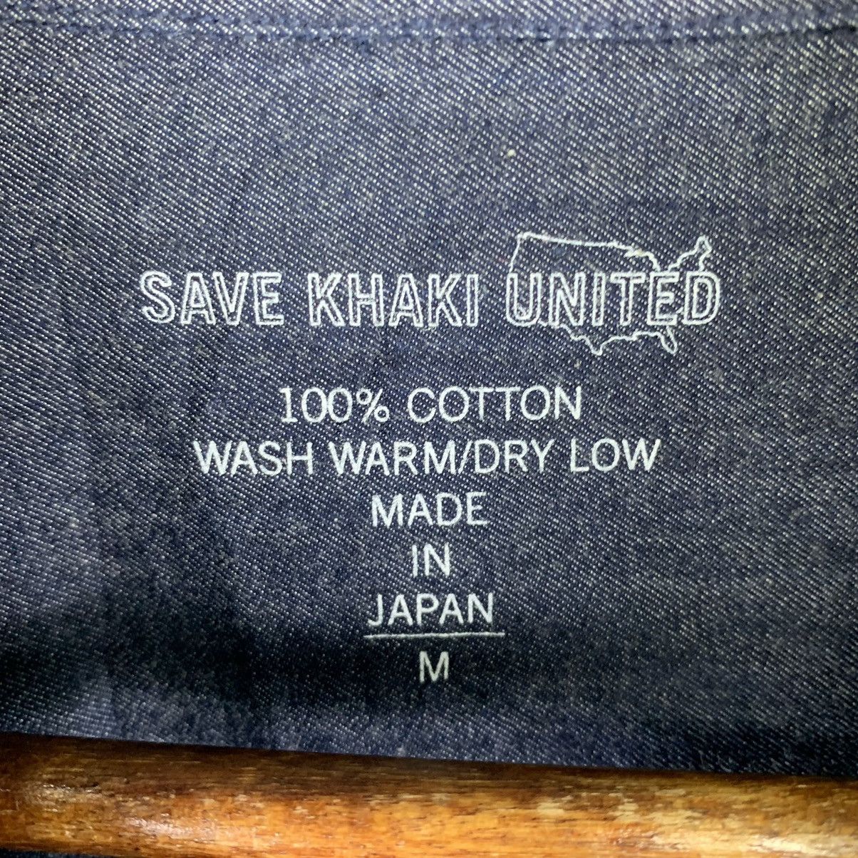Japanese Brand Vintage Save Khaki United Denim Flannel Shirt Size US M / EU 48-50 / 2 - 5 Thumbnail