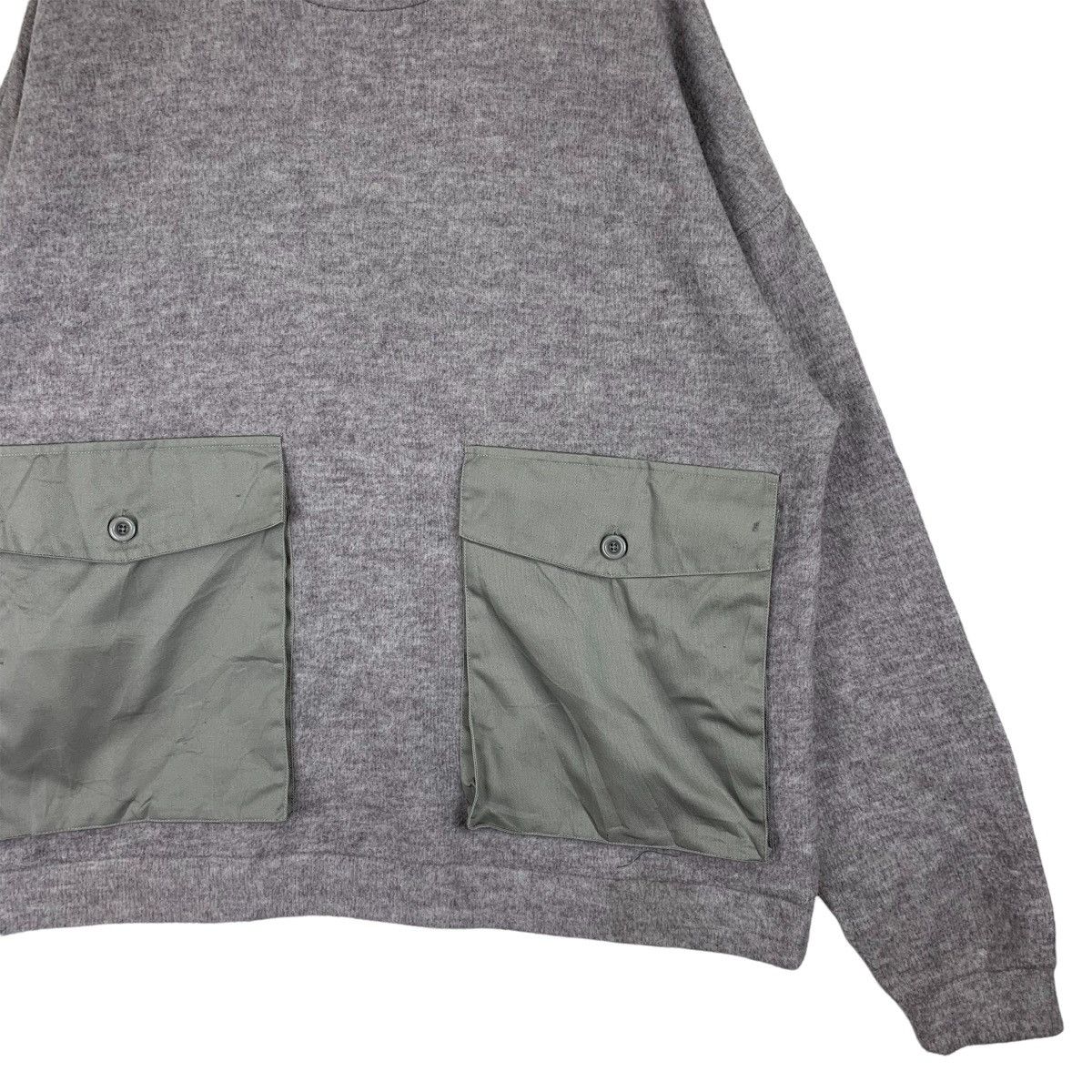 Japanese Brand House Of Blues Two Pocket Crewneck Sweatshirt Size US L / EU 52-54 / 3 - 3 Thumbnail