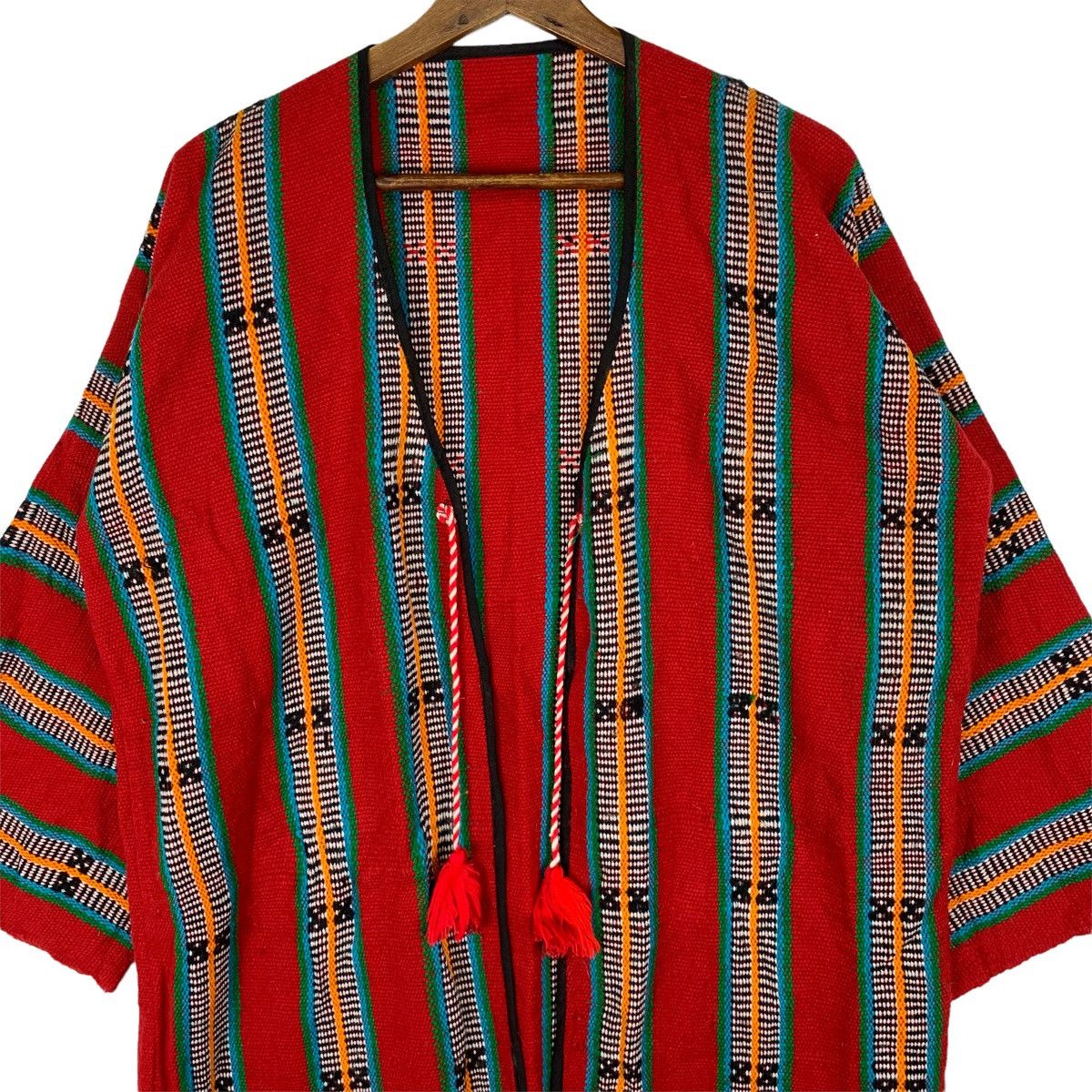 Native Vintage Mexicana Bandana Navajo Tweed Long Jacket Size US L / EU 52-54 / 3 - 2 Thumbnail