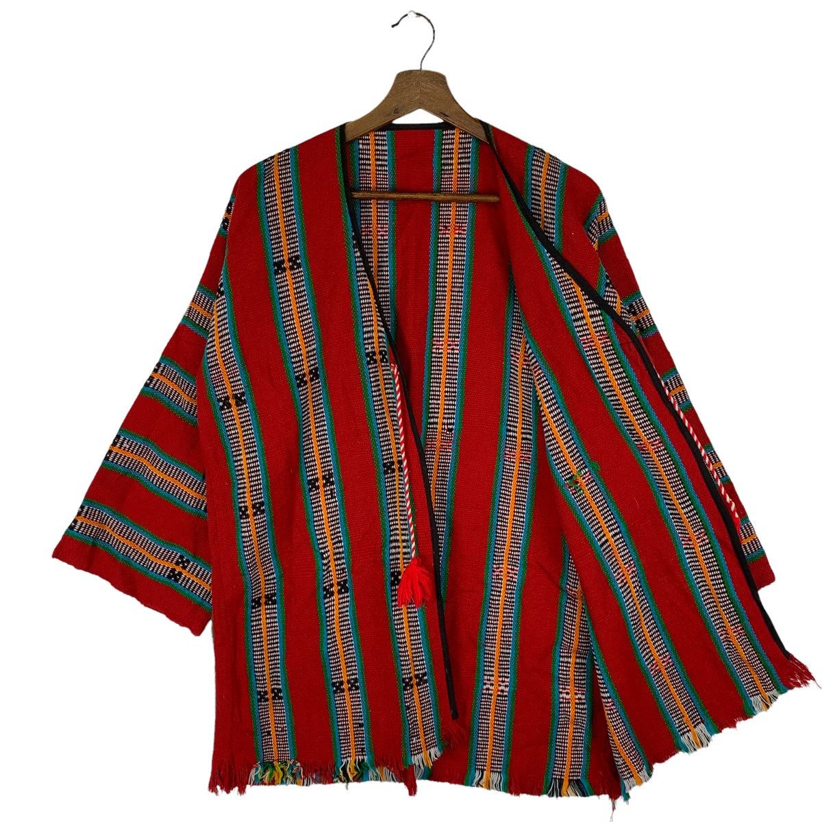 Native Vintage Mexicana Bandana Navajo Tweed Long Jacket Size US L / EU 52-54 / 3 - 4 Thumbnail