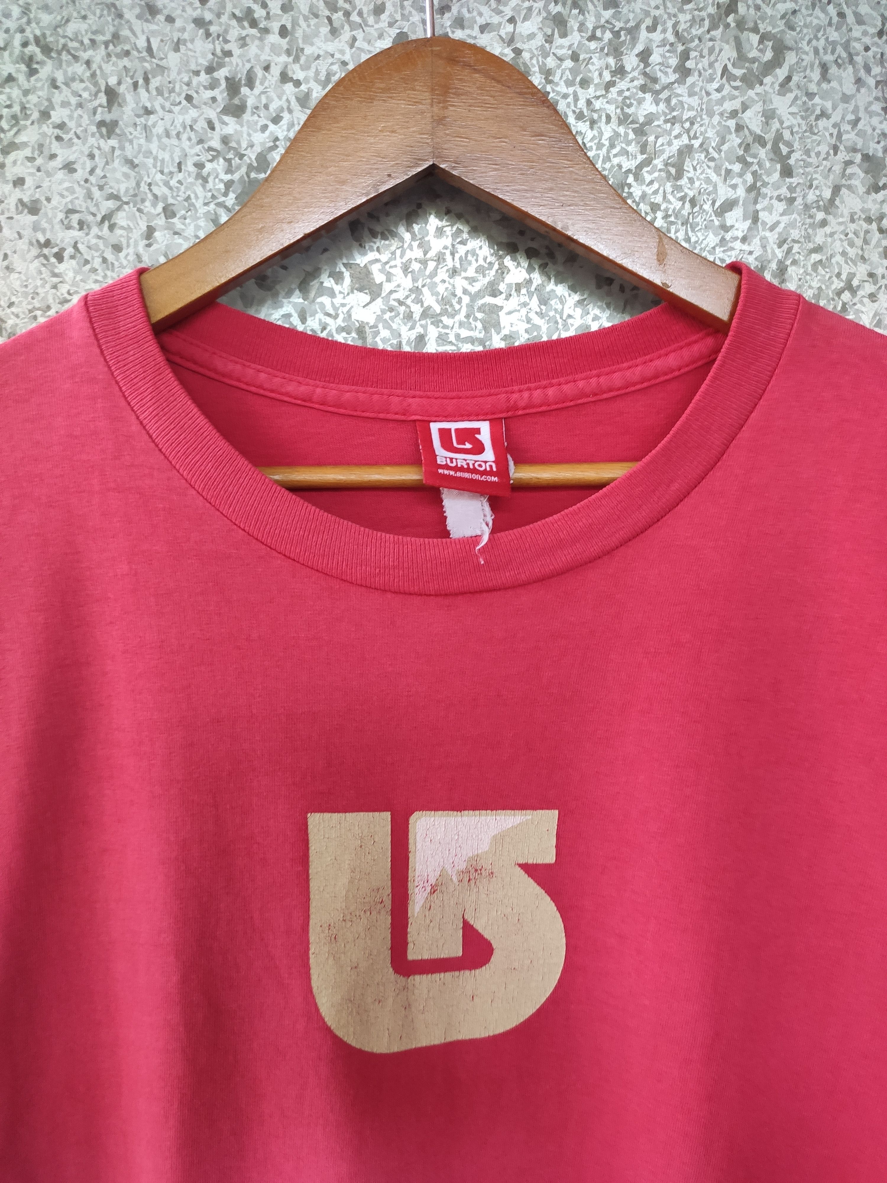 Burton Vintage 90s Vintage Burton t shirt distressed Size US M / EU 48-50 / 2 - 2 Thumbnail