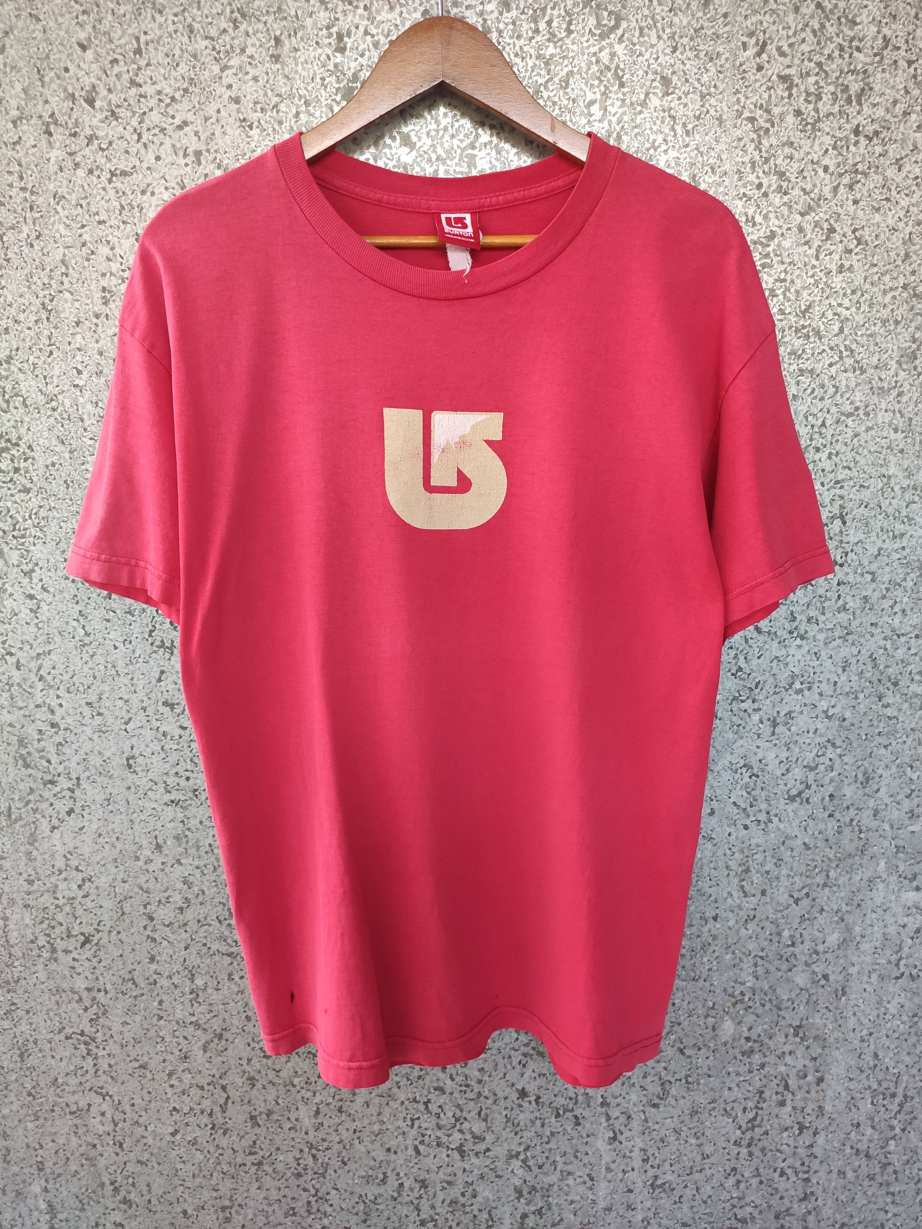 Burton Vintage 90s Vintage Burton t shirt distressed Size US M / EU 48-50 / 2 - 1 Thumbnail