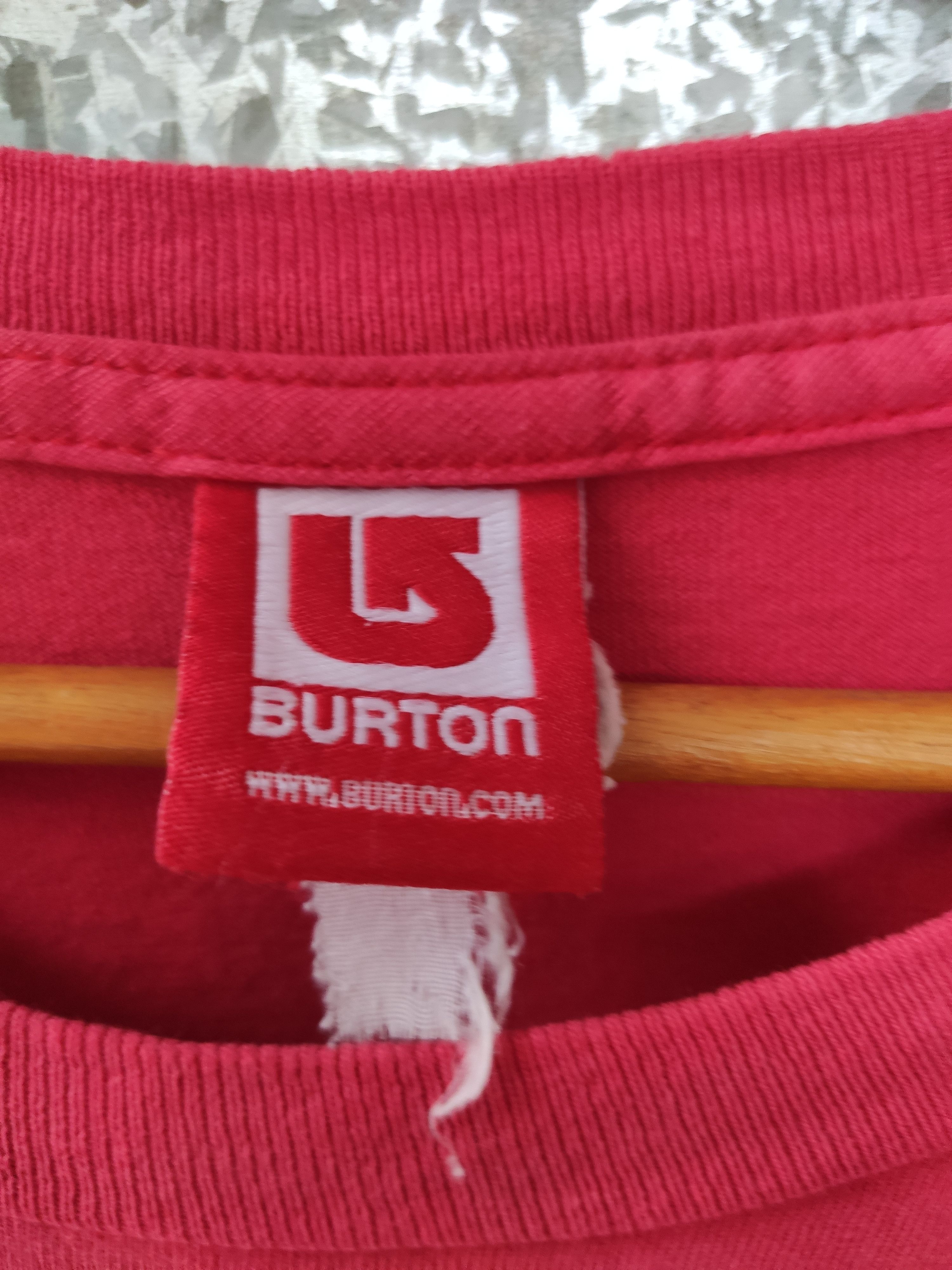 Burton Vintage 90s Vintage Burton t shirt distressed Size US M / EU 48-50 / 2 - 5 Thumbnail