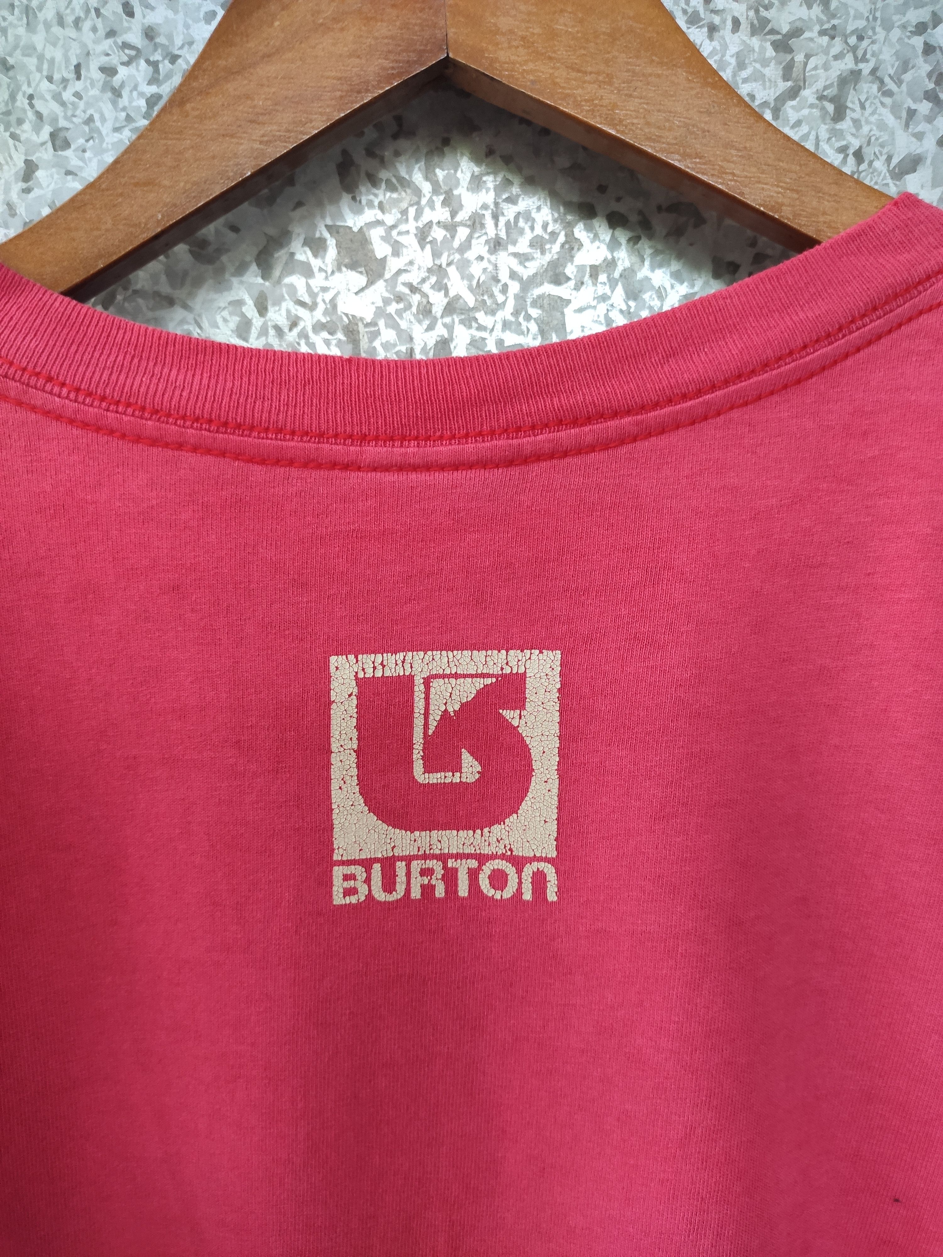 Burton Vintage 90s Vintage Burton t shirt distressed Size US M / EU 48-50 / 2 - 3 Thumbnail