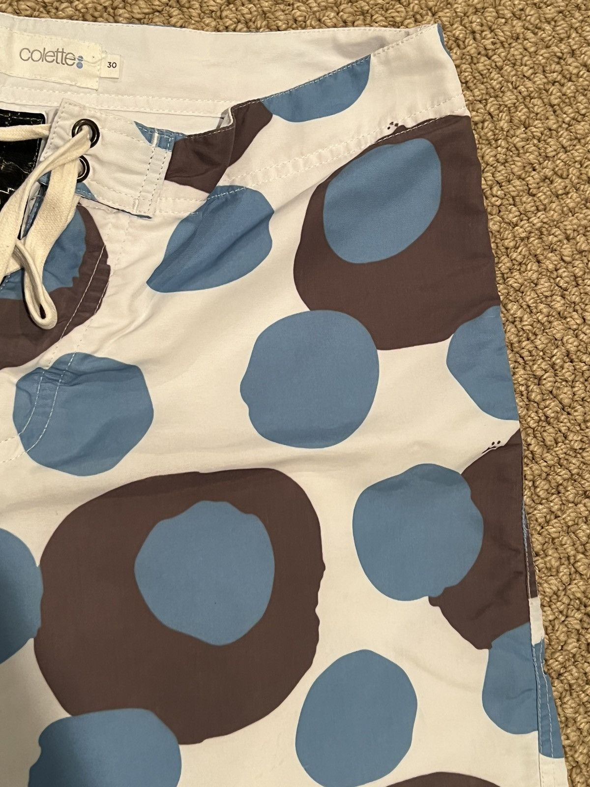 Colette × Saturdays NYC Colette x Saturdays Blue/Gray Polka Dot Shorts/Trunks Size US 30 / EU 46 - 3 Thumbnail