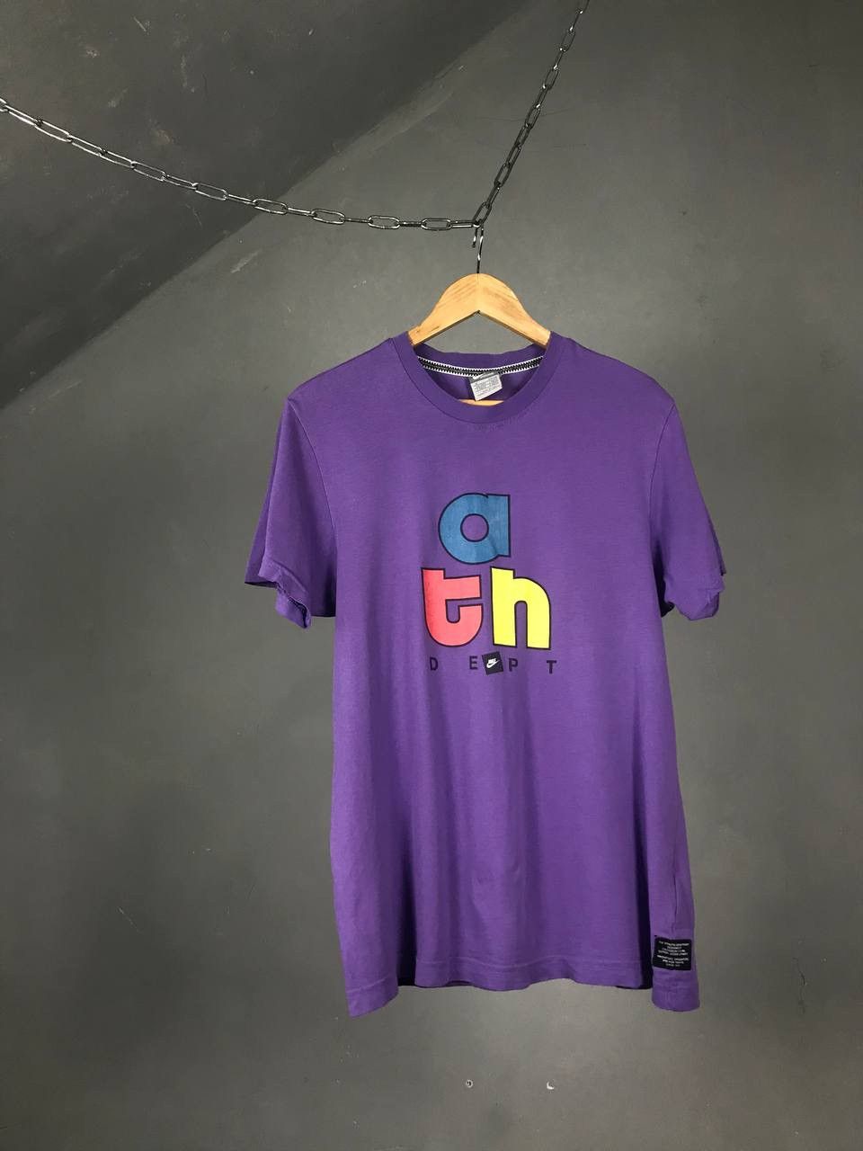 Nike × Vintage Nike swoosh streetwear vintage athdept tee Size US M / EU 48-50 / 2 - 1 Thumbnail