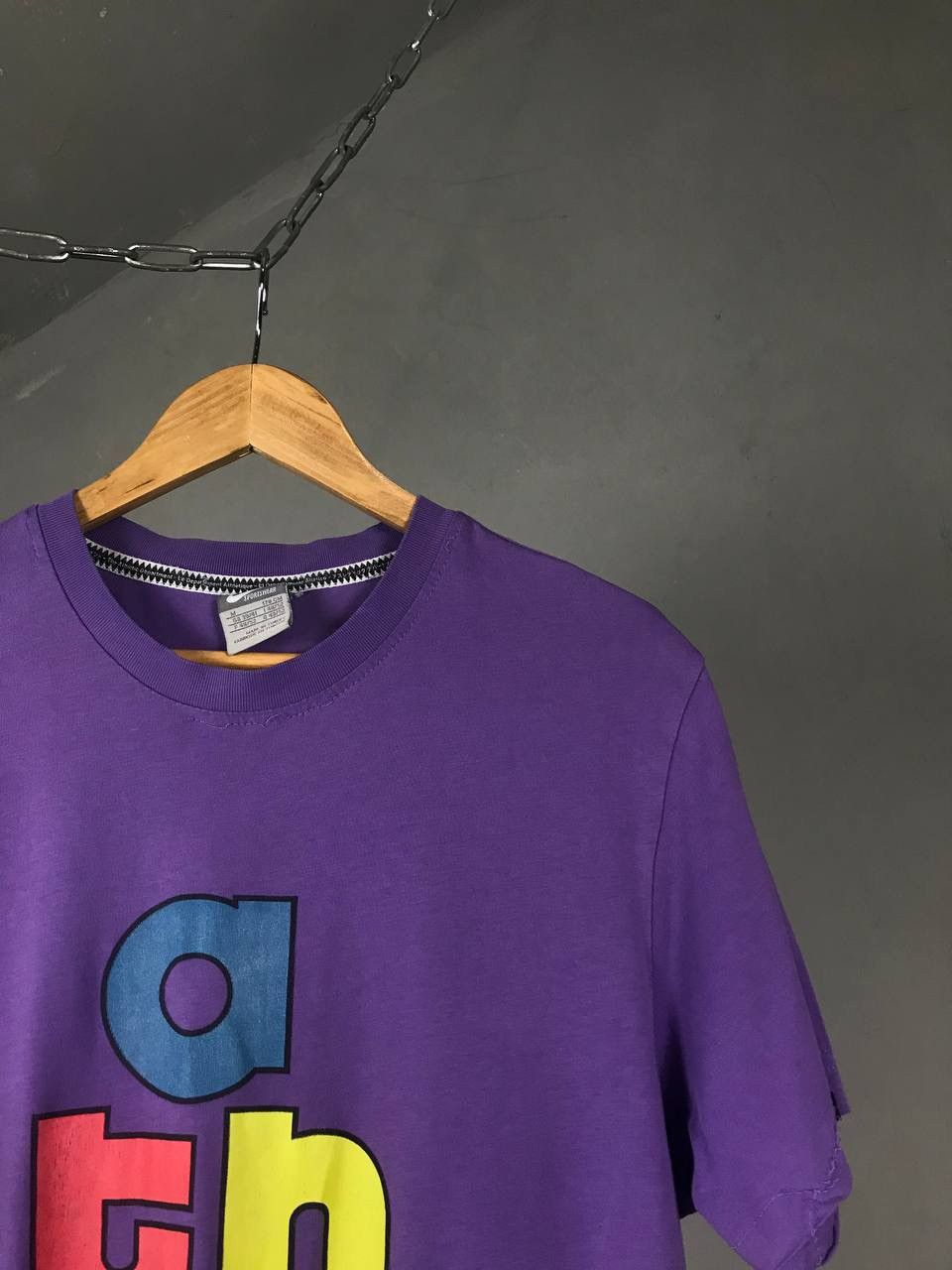 Nike × Vintage Nike swoosh streetwear vintage athdept tee Size US M / EU 48-50 / 2 - 2 Thumbnail