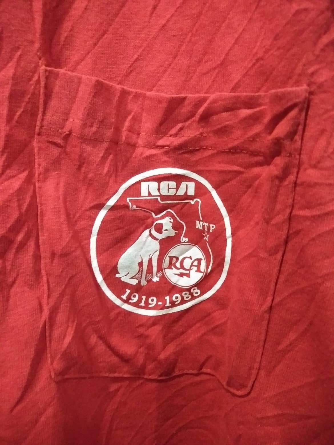 Band Tees Free Shipping Vintage 90s RCA Anniversary Shirts 1919-1988 Size US L / EU 52-54 / 3 - 5 Thumbnail