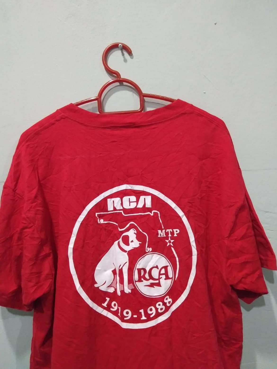 Band Tees Free Shipping Vintage 90s RCA Anniversary Shirts 1919-1988 Size US L / EU 52-54 / 3 - 2 Thumbnail