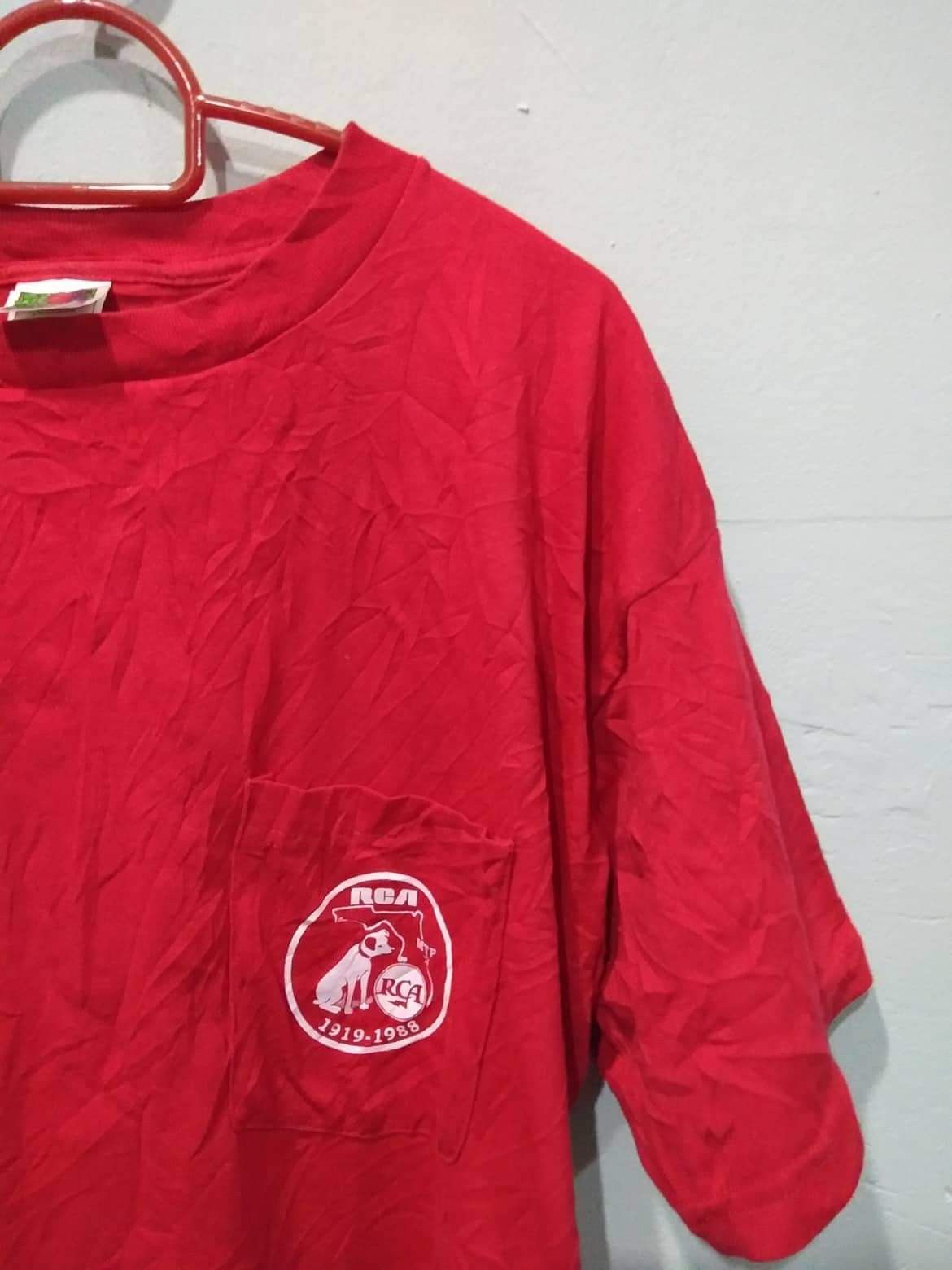 Band Tees Free Shipping Vintage 90s RCA Anniversary Shirts 1919-1988 Size US L / EU 52-54 / 3 - 4 Thumbnail