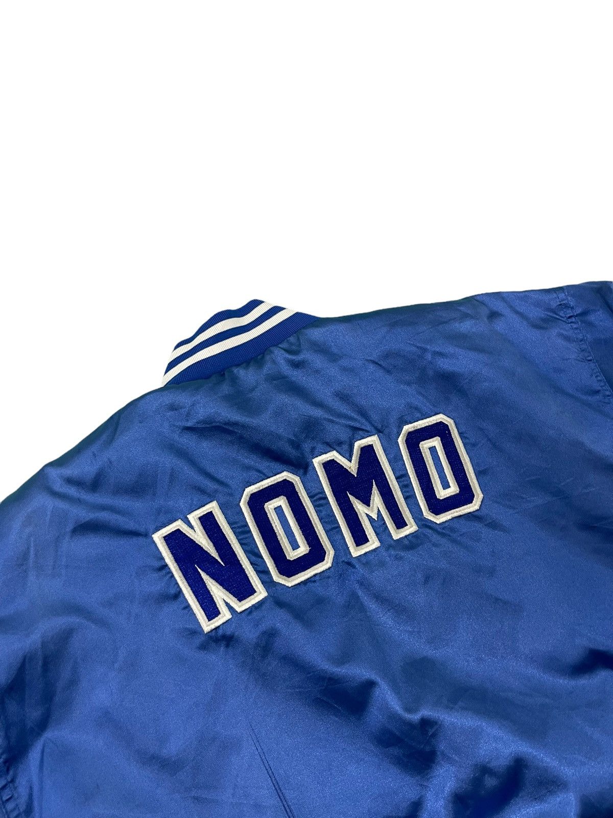 MLB Vtg 90s Nomo Dodgers Varsity Jacket 7🟩 Size US L / EU 52-54 / 3 - 7 Thumbnail
