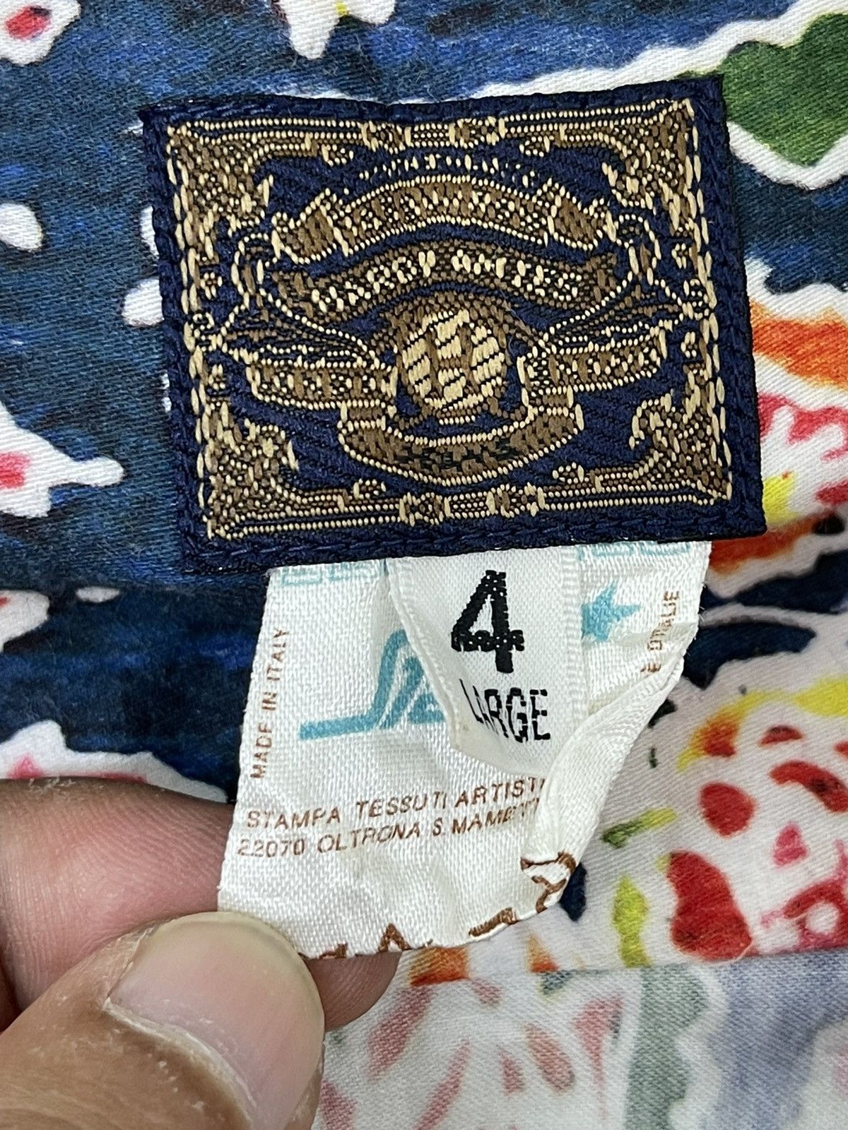 Hardy Amies Made in Italy Hardy Armies Hawaiian Shirt 3🟩5 Size US L / EU 52-54 / 3 - 7 Thumbnail