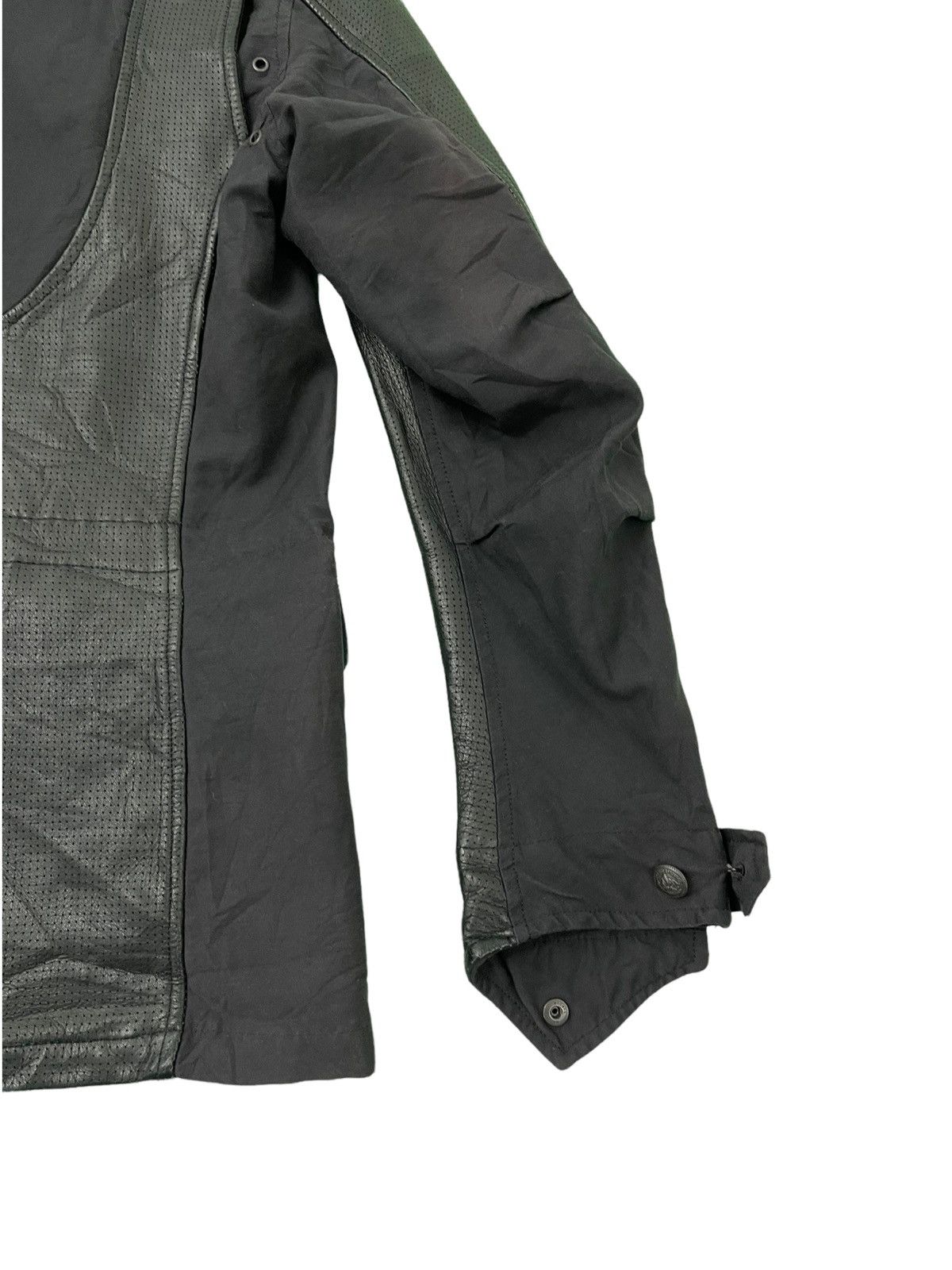 If Six Was Nine Hybrid Leather Cotton Francist Morks Jacket Military M65 7🟩 Size US S / EU 44-46 / 1 - 13 Thumbnail