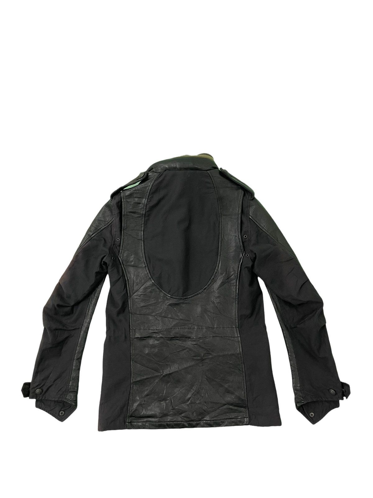 If Six Was Nine Hybrid Leather Cotton Francist Morks Jacket Military M65 7🟩 Size US S / EU 44-46 / 1 - 10 Thumbnail