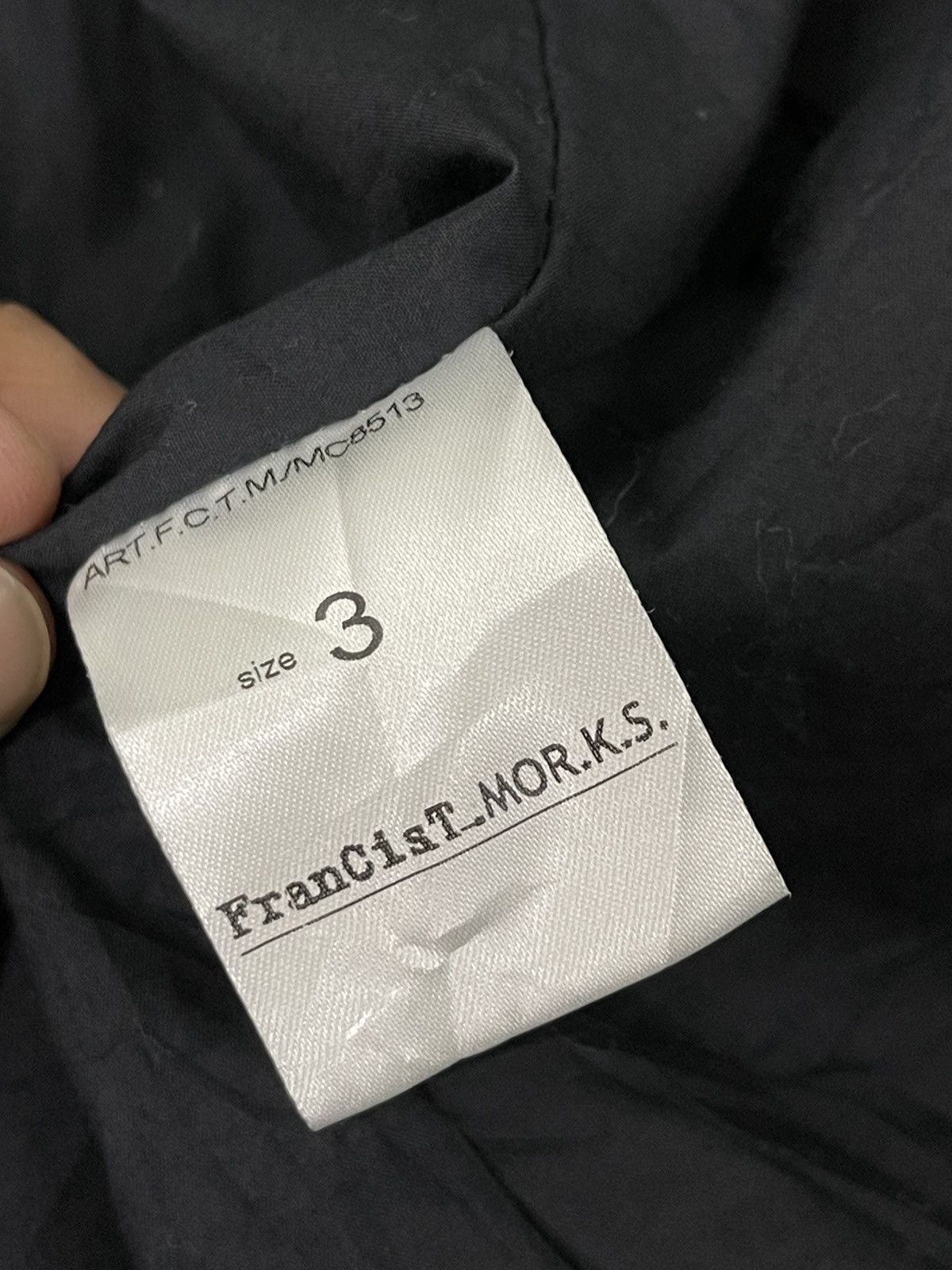 If Six Was Nine Hybrid Leather Cotton Francist Morks Jacket Military M65 7🟩 Size US S / EU 44-46 / 1 - 14 Thumbnail