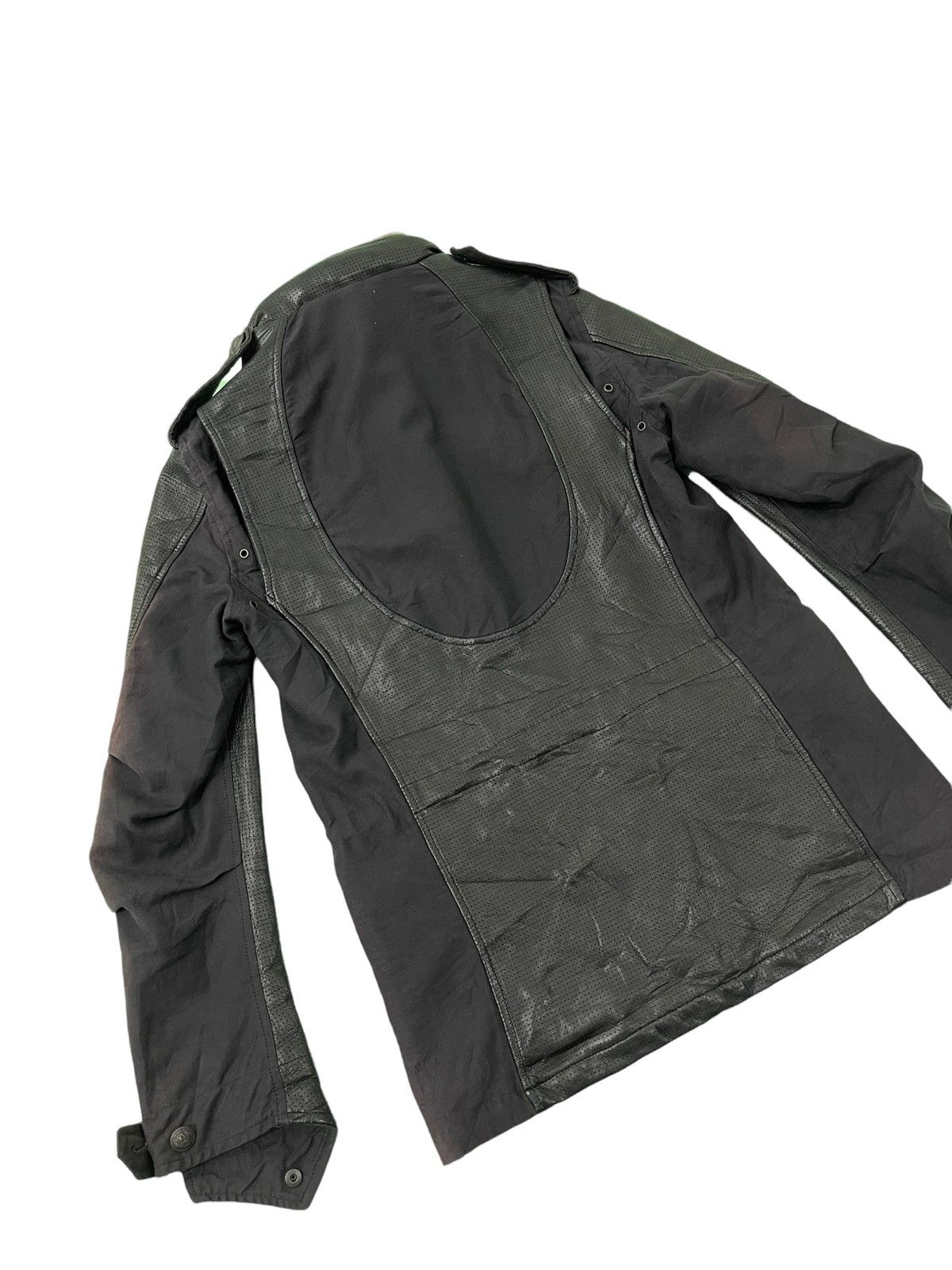If Six Was Nine Hybrid Leather Cotton Francist Morks Jacket Military M65 7🟩 Size US S / EU 44-46 / 1 - 11 Thumbnail
