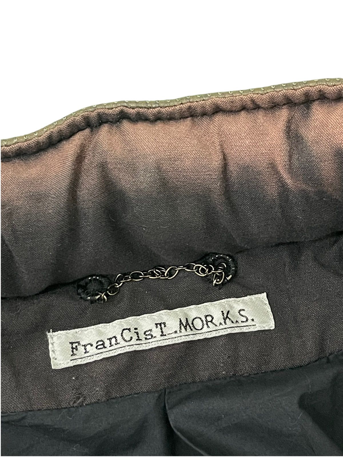 If Six Was Nine Hybrid Leather Cotton Francist Morks Jacket Military M65 7🟩 Size US S / EU 44-46 / 1 - 9 Thumbnail