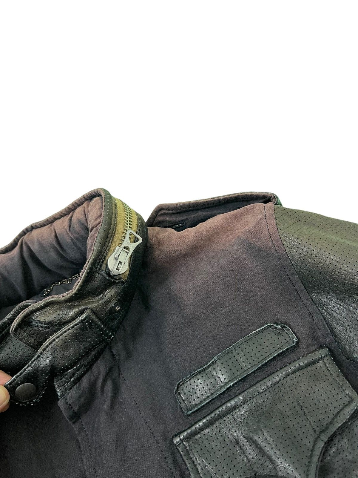 If Six Was Nine Hybrid Leather Cotton Francist Morks Jacket Military M65 7🟩 Size US S / EU 44-46 / 1 - 5 Thumbnail