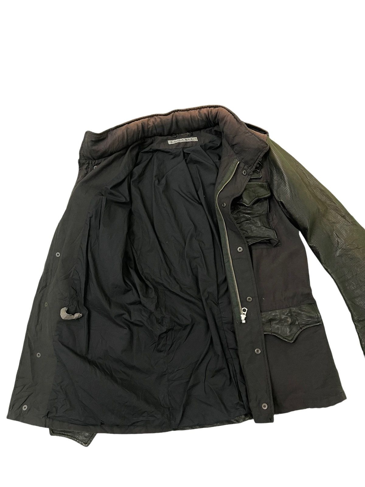 If Six Was Nine Hybrid Leather Cotton Francist Morks Jacket Military M65 7🟩 Size US S / EU 44-46 / 1 - 8 Thumbnail