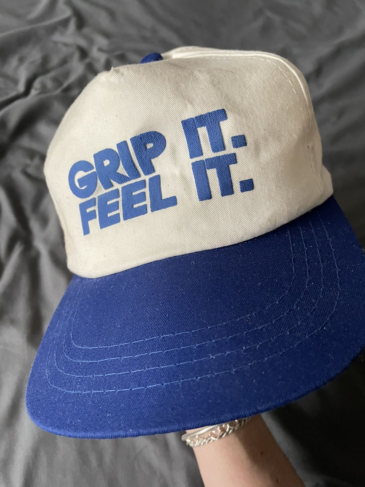 *RARE*. 80s puff print Reebok InstaPump Snapback