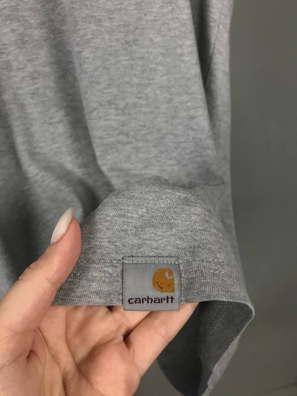 Carhartt × Carhartt Wip Carhartt Wip center logo streetwear gray tee Size US M / EU 48-50 / 2 - 5 Thumbnail