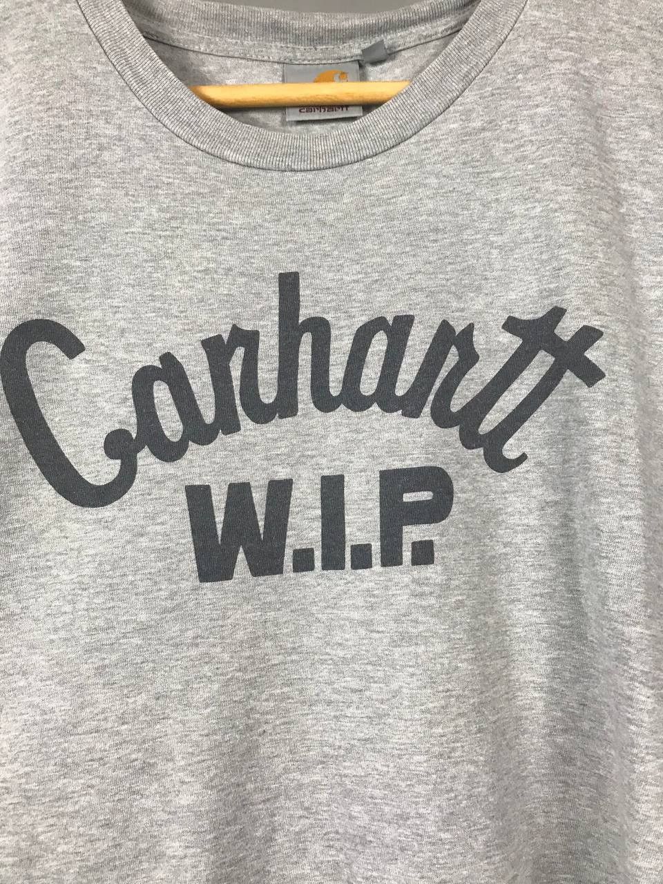 Carhartt × Carhartt Wip Carhartt Wip center logo streetwear gray tee Size US M / EU 48-50 / 2 - 3 Thumbnail