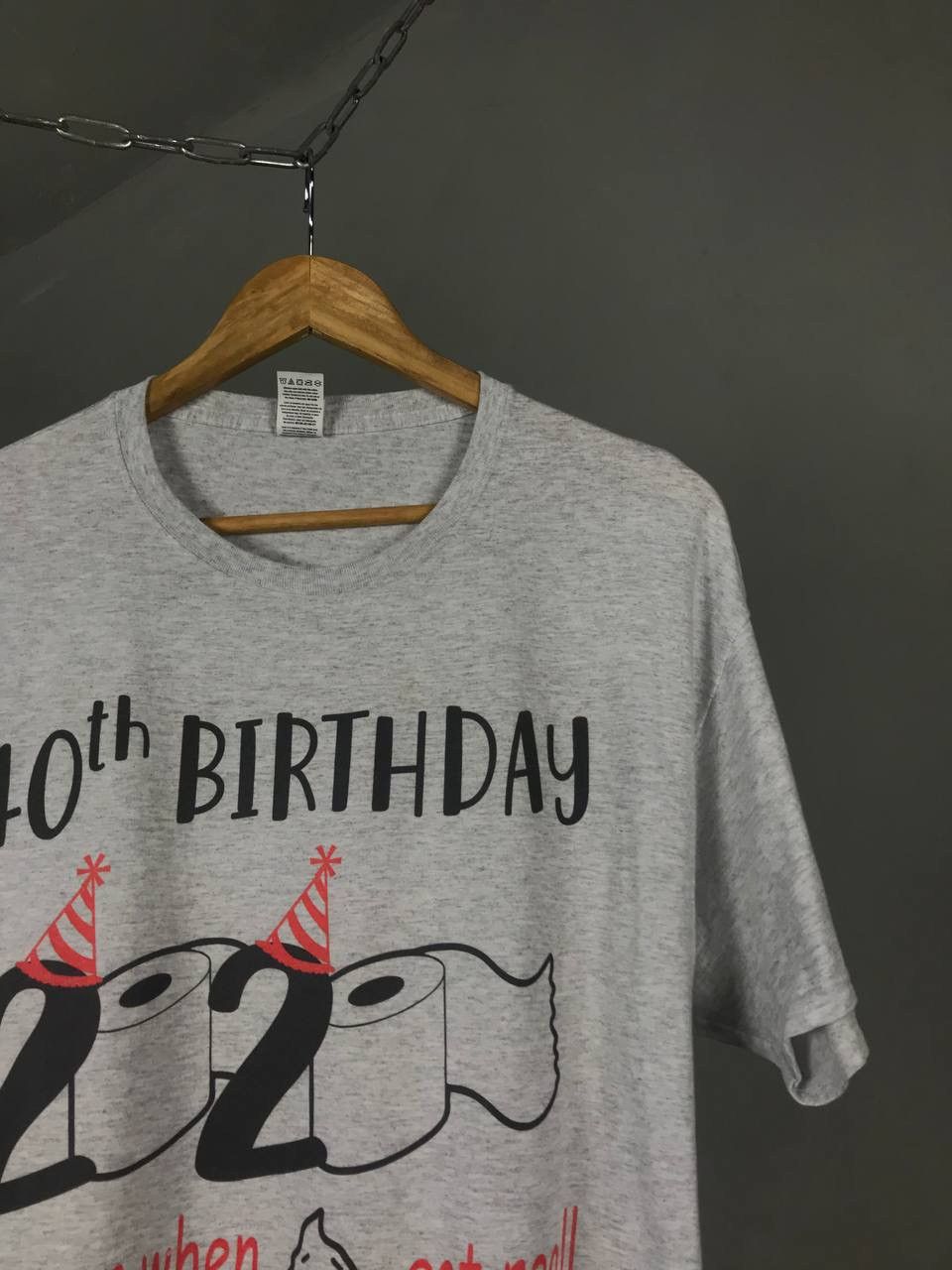 Other × Vintage Quarantined 2020 humor vintage streetwear gray tee Size US L / EU 52-54 / 3 - 2 Thumbnail