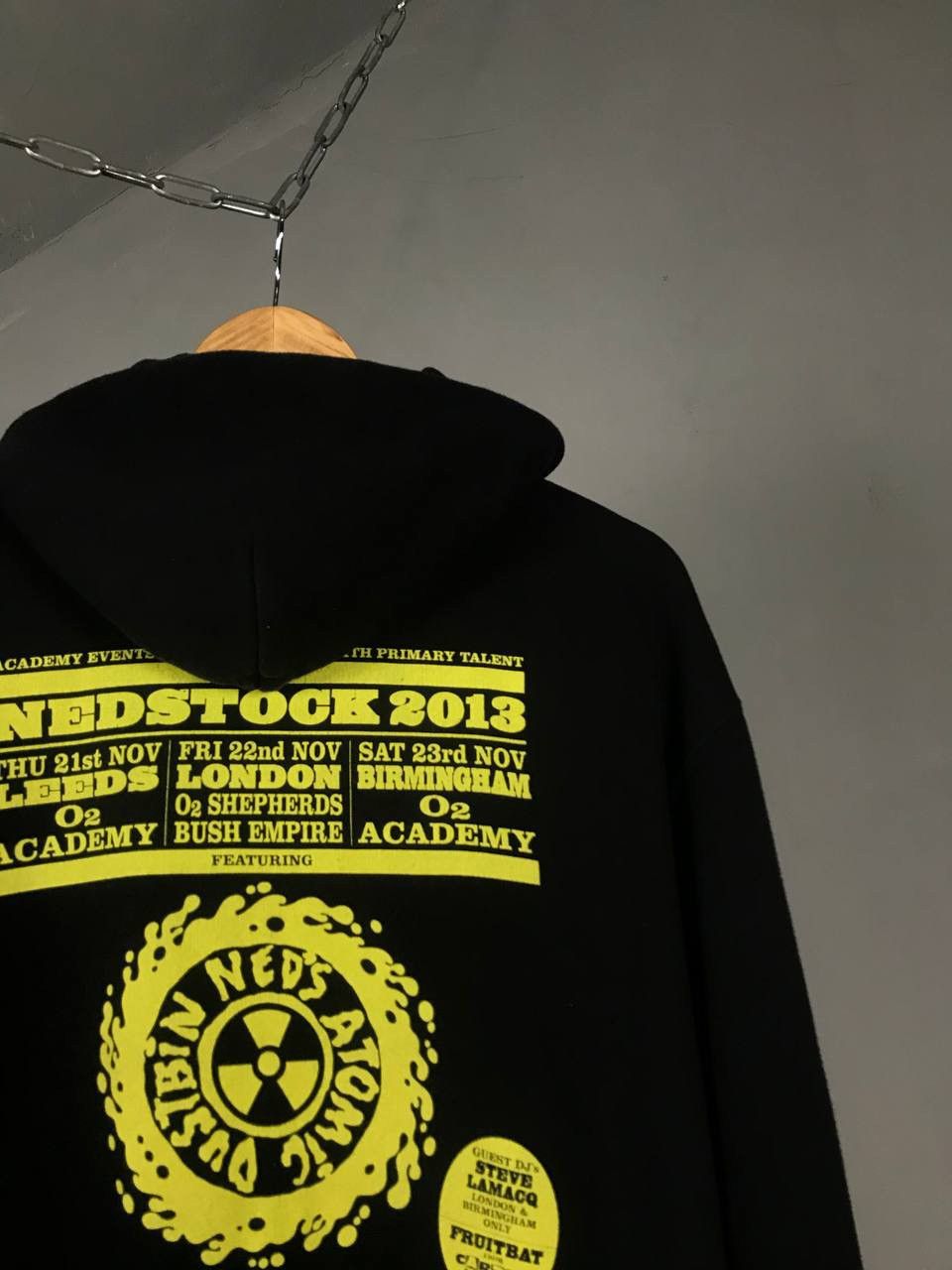 Ned’s Atomic Dustbin 2013 vintage rock band tour zip hoodie