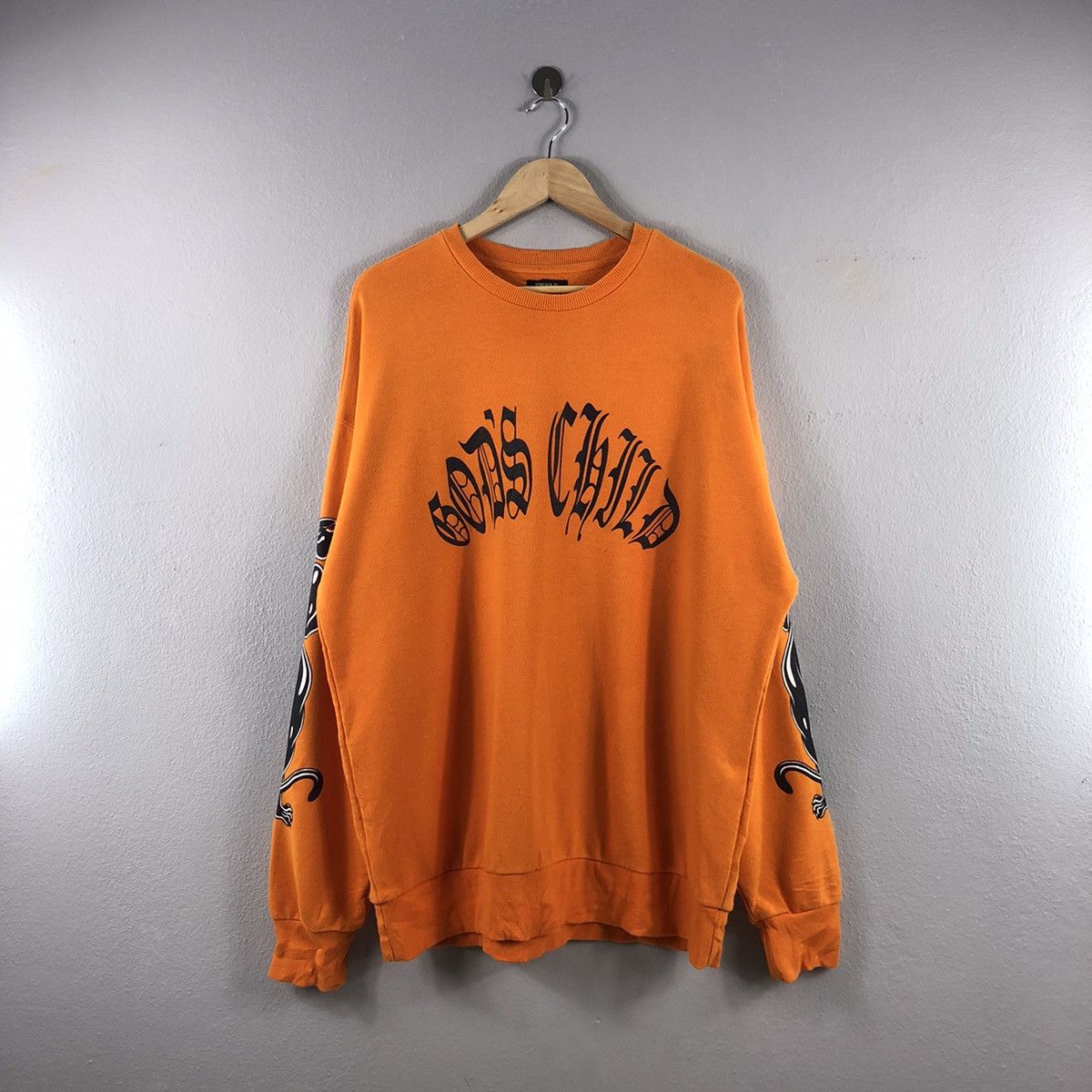 Forever 21 Men Design Script Oversized Jumper Sweatshirt