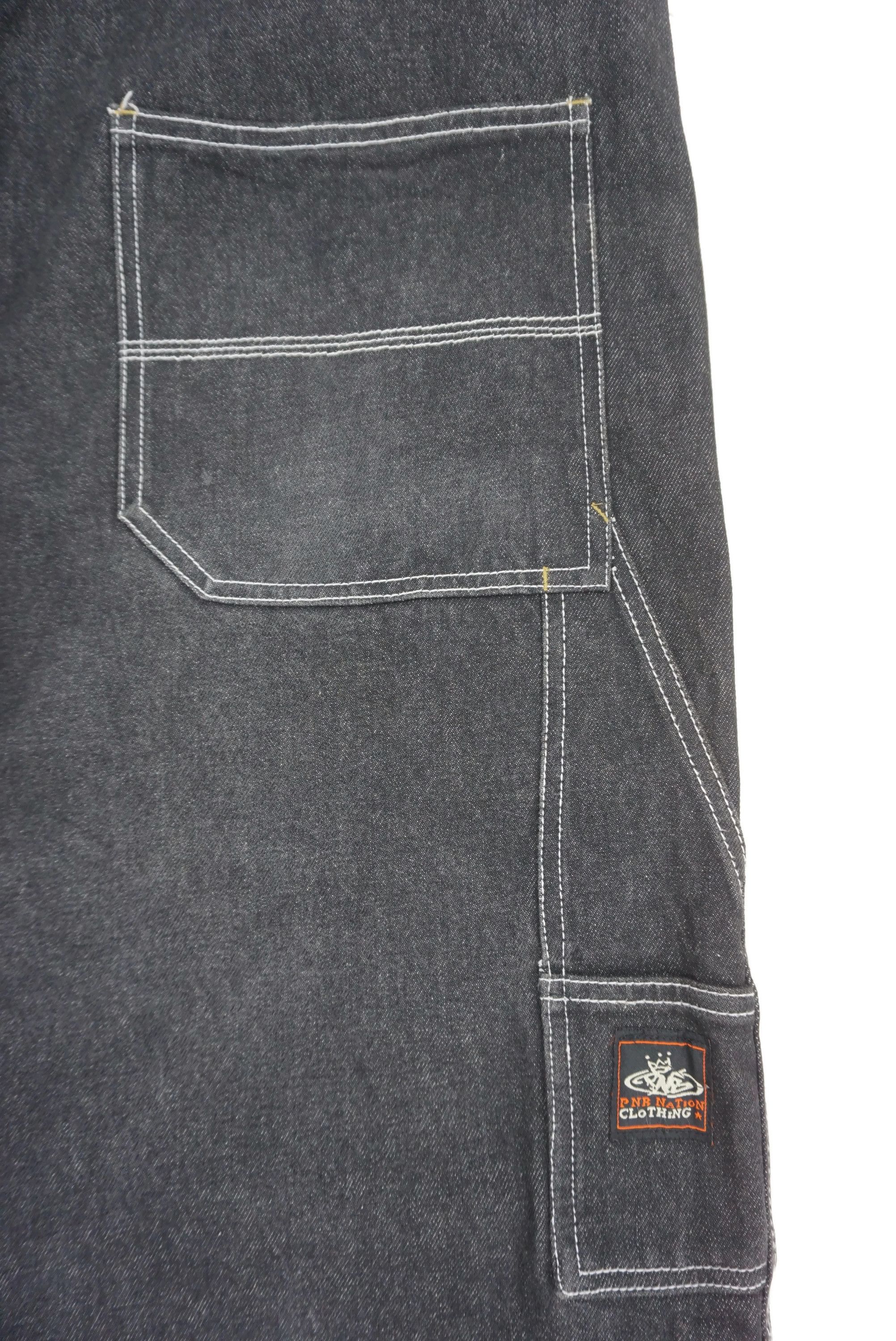 Vintage PNB Nation Carpenter Hip Hop Skateboards Baggy Jeans Pants Size US 36 / EU 52 - 10 Thumbnail