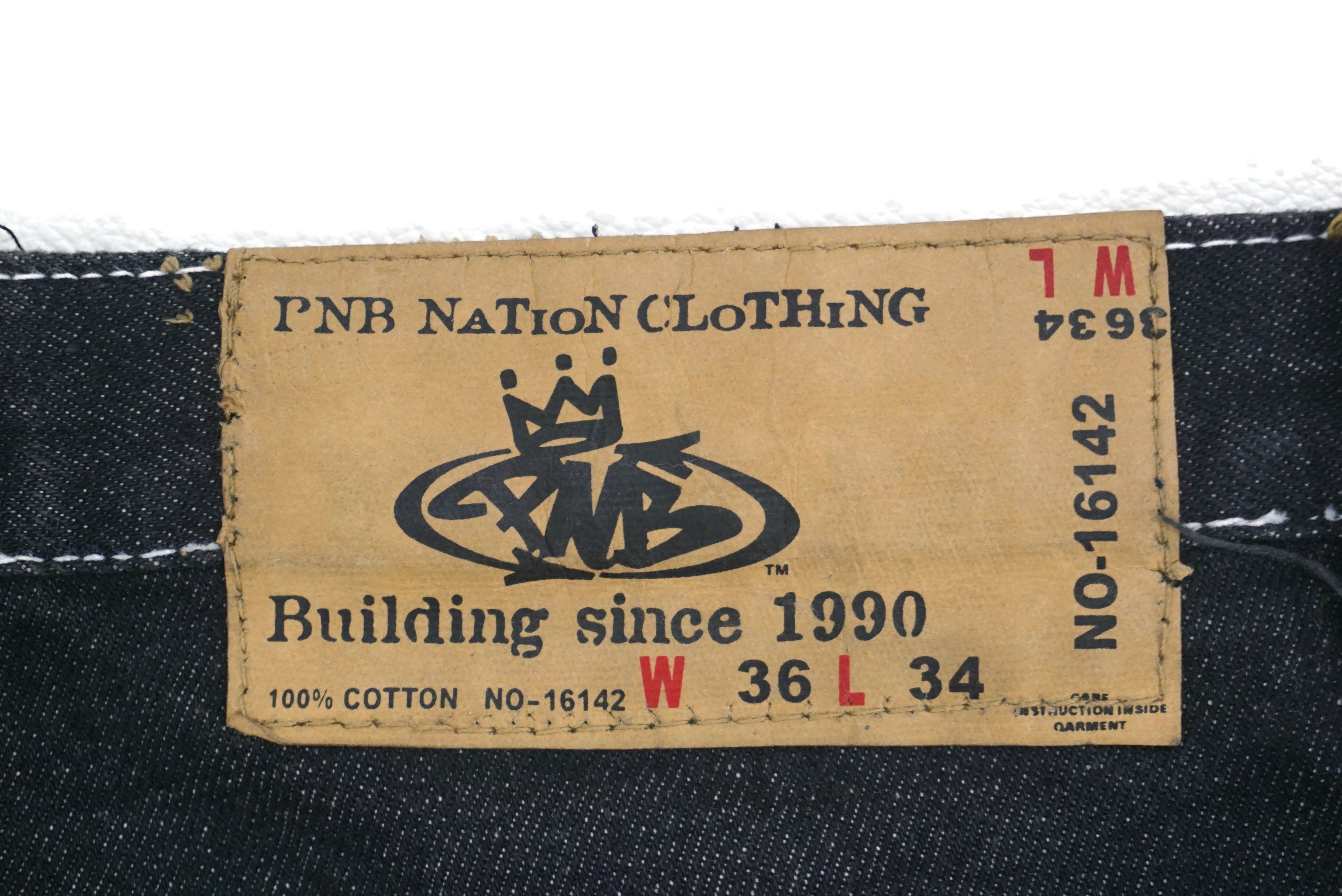 Vintage PNB Nation Carpenter Hip Hop Skateboards Baggy Jeans Pants Size US 36 / EU 52 - 11 Thumbnail