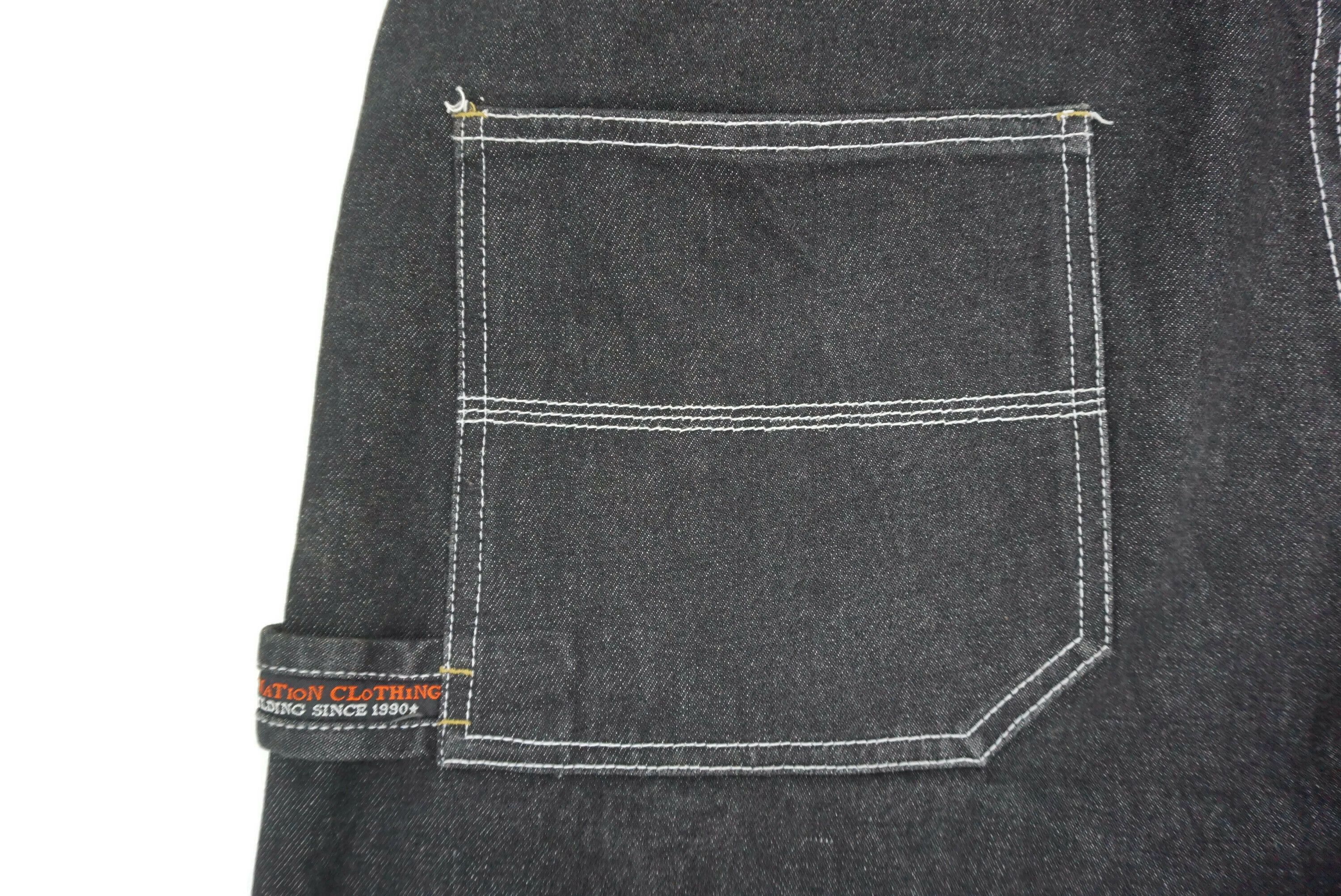Vintage PNB Nation Carpenter Hip Hop Skateboards Baggy Jeans Pants Size US 36 / EU 52 - 9 Thumbnail