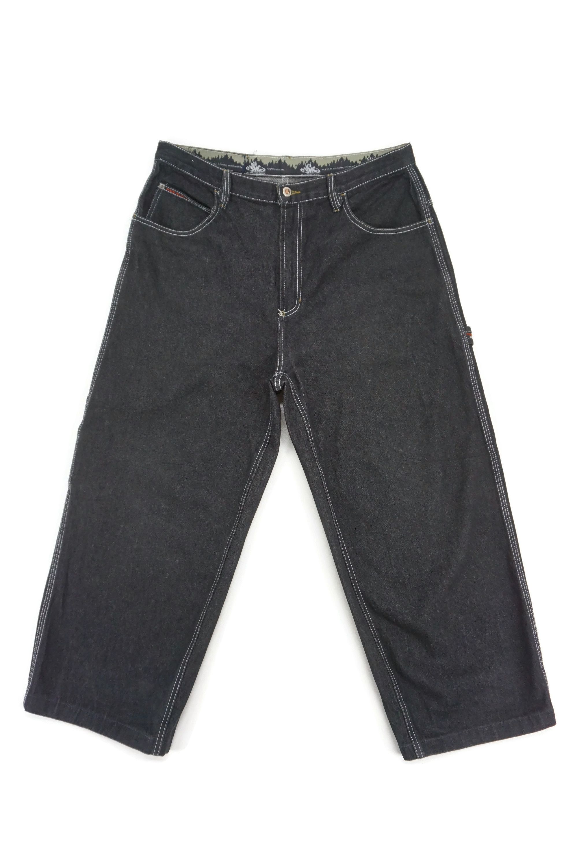 Vintage PNB Nation Carpenter Hip Hop Skateboards Baggy Jeans Pants Size US 36 / EU 52 - 2 Thumbnail