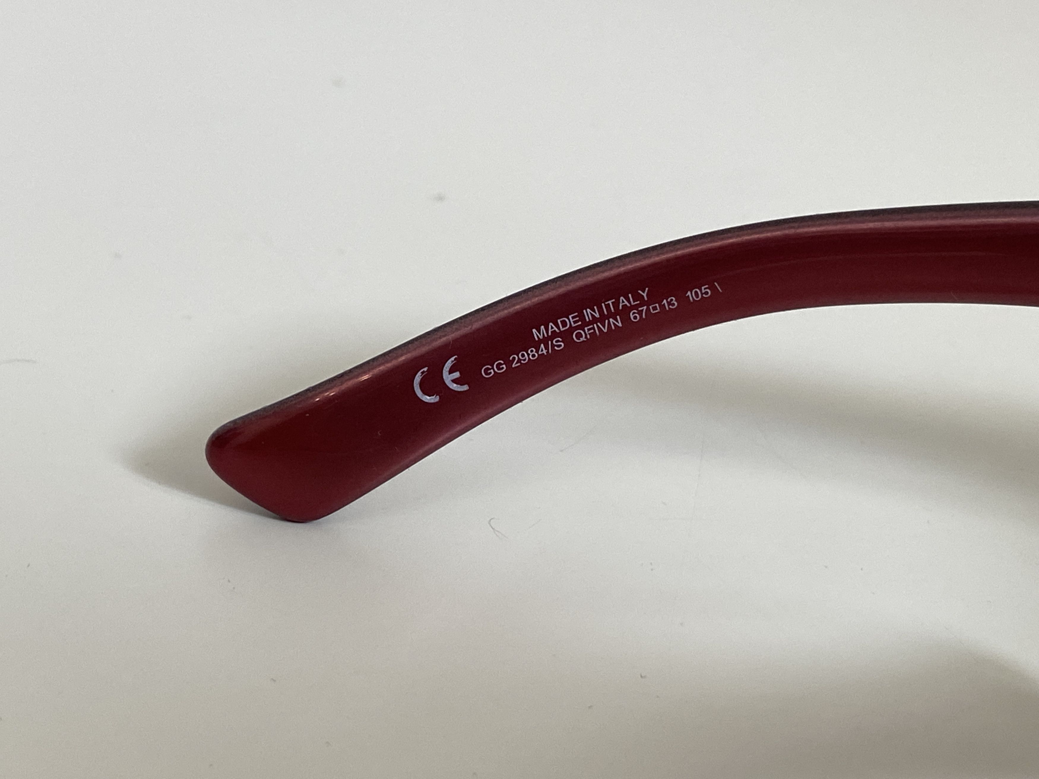 Gucci Gucci Sunglasses With Stones Made In Italy GG 2984/S Size ONE SIZE - 6 Thumbnail
