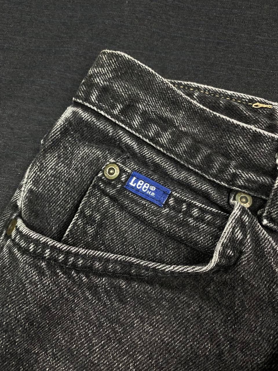 Lee × Vintage Vintage 80s Lee Faded Wash Black Denim Jeans Size US 30 / EU 46 - 4 Thumbnail