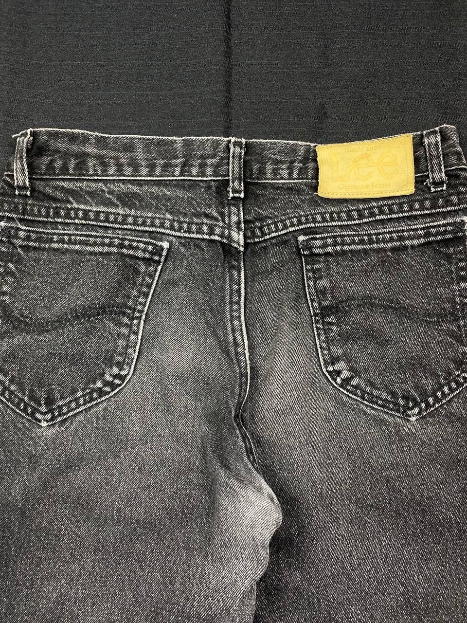 Lee × Vintage Vintage 80s Lee Faded Wash Black Denim Jeans Size US 30 / EU 46 - 6 Thumbnail