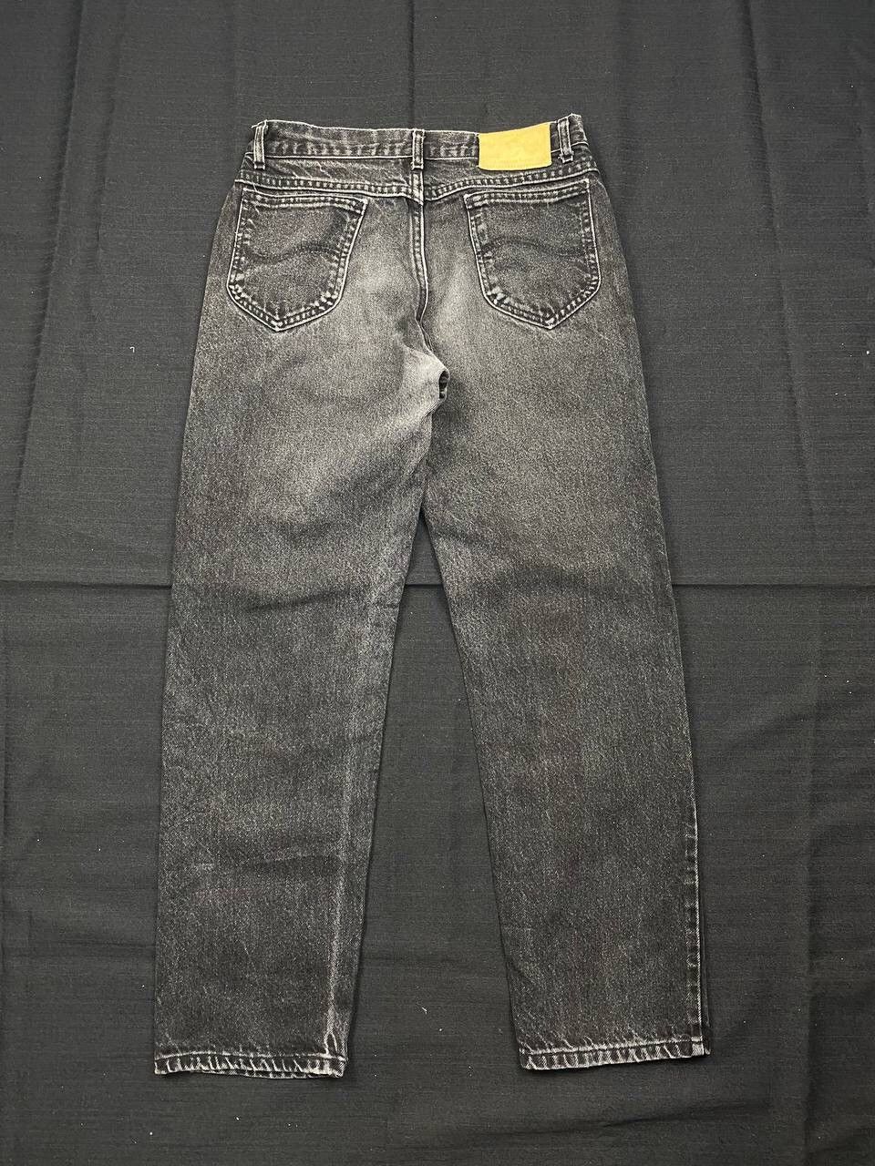 Lee × Vintage Vintage 80s Lee Faded Wash Black Denim Jeans Size US 30 / EU 46 - 2 Thumbnail