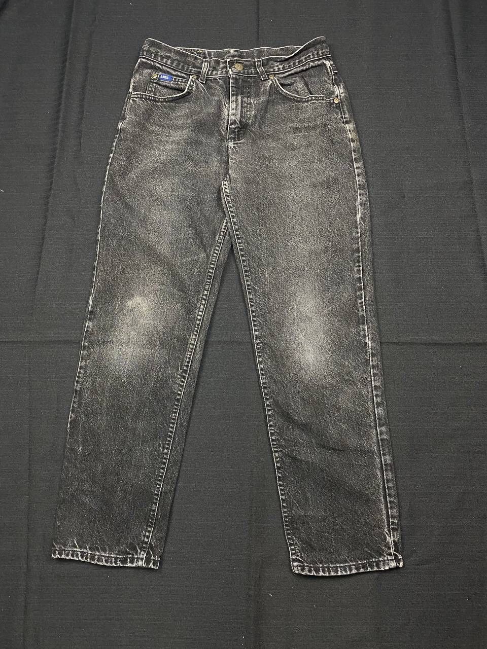 Lee × Vintage Vintage 80s Lee Faded Wash Black Denim Jeans Size US 30 / EU 46 - 1 Thumbnail