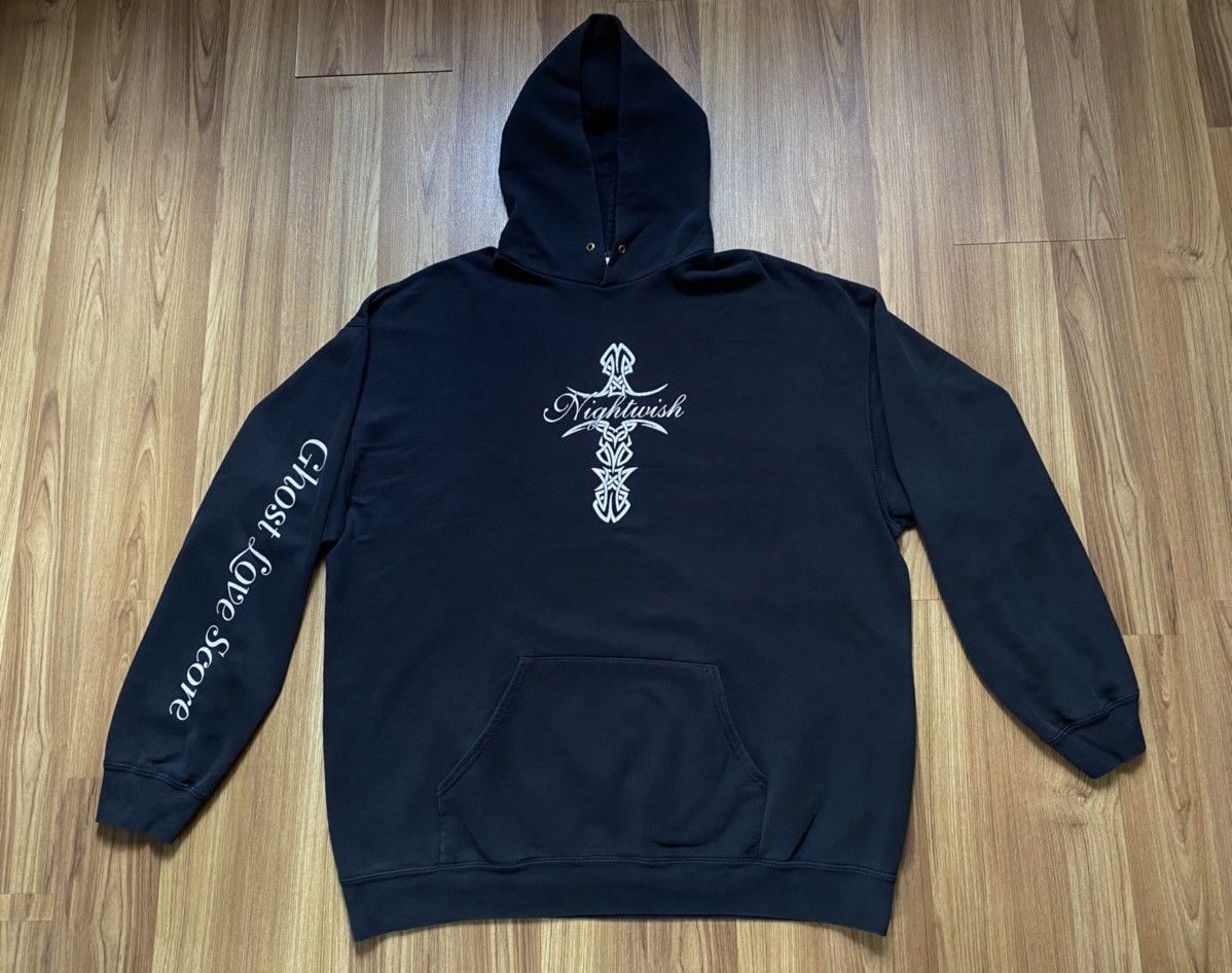 Band Tees Vintage Nightwish Band Power Metal Hoodie like Gamma Ray Size US XL / EU 56 / 4 - 4 Thumbnail