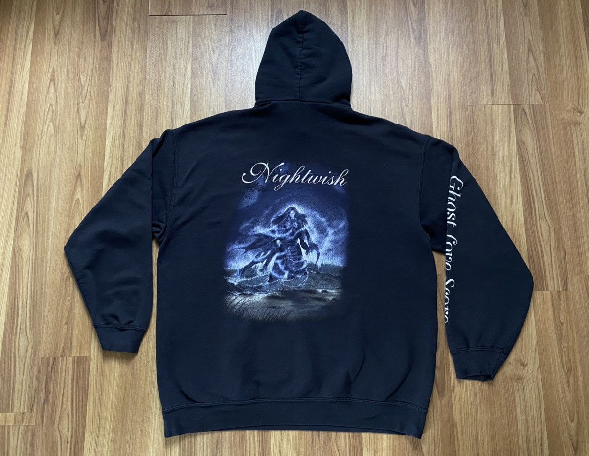Band Tees Vintage Nightwish Band Power Metal Hoodie like Gamma Ray Size US XL / EU 56 / 4 - 1 Thumbnail