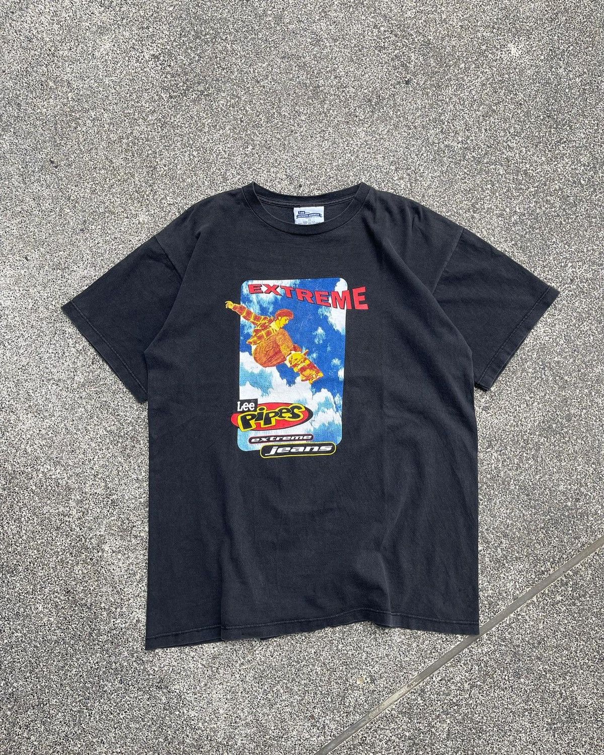 Hook Ups Shorty s Skateboards Vintage Vintage90 s lee piper extream jeans t shirt Grailed