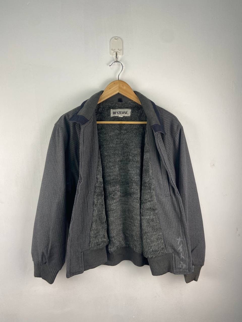 If Six Was Nine × Le Grande Bleu (L.G.B.) × Vintage Vintage Bestease Wool Jacket Fur Mohair Lining Size US M / EU 48-50 / 2 - 3 Thumbnail