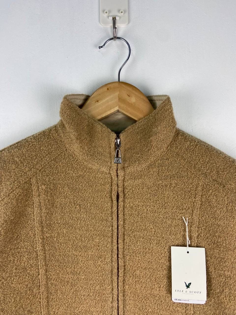 Lyle & Scott DEADSTOCK Vintage Lyle & Scott Jacket Pastel Brown Size US S / EU 44-46 / 1 - 6 Thumbnail