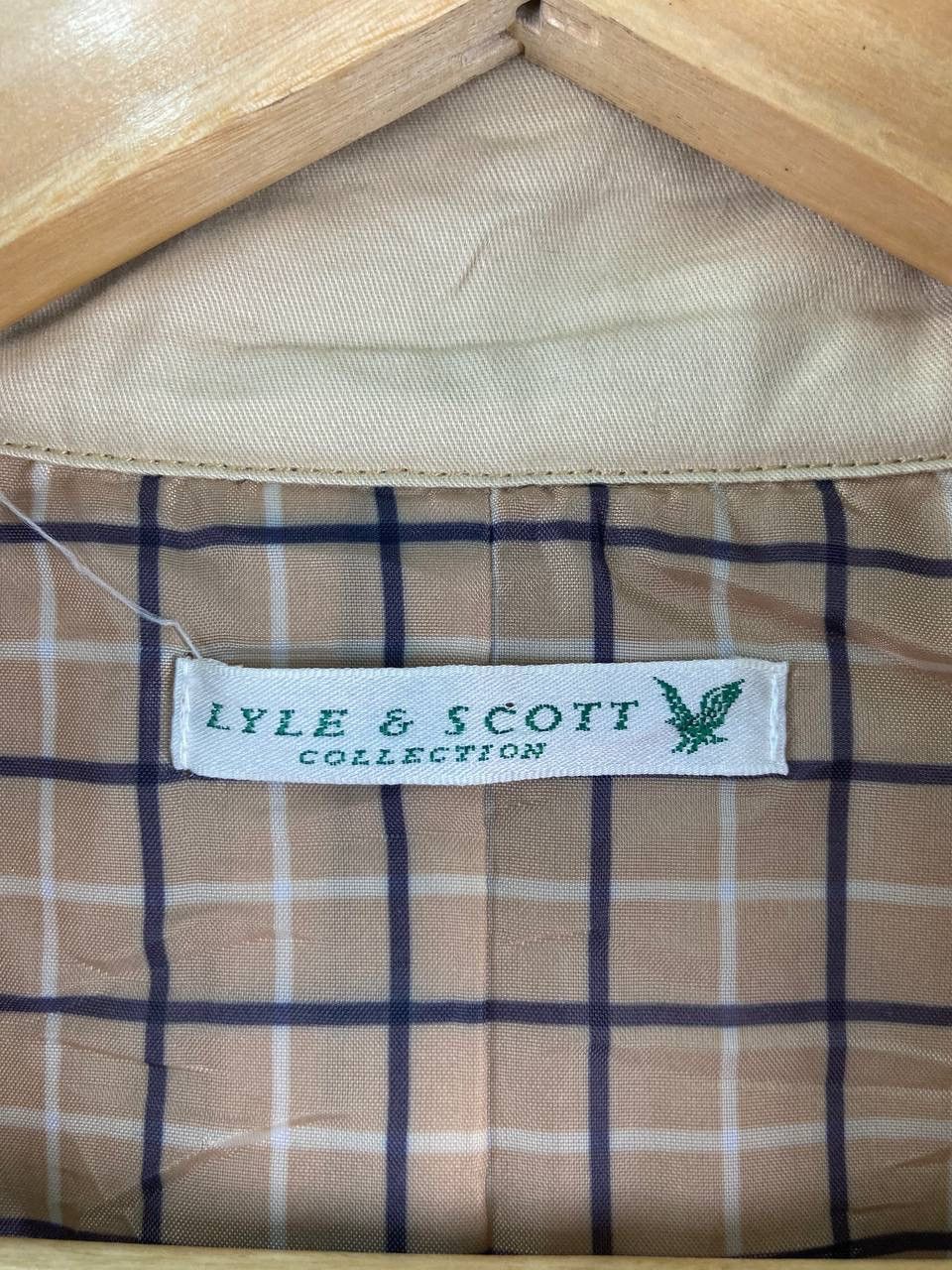 Lyle & Scott DEADSTOCK Vintage Lyle & Scott Jacket Pastel Brown Size US S / EU 44-46 / 1 - 4 Thumbnail