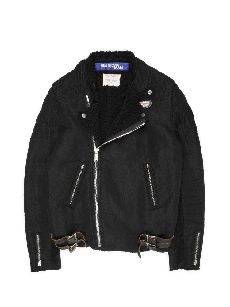 Junya Watanabe Junya Watanabe x Lewis Leathers AW2003 Biker Jacket ...