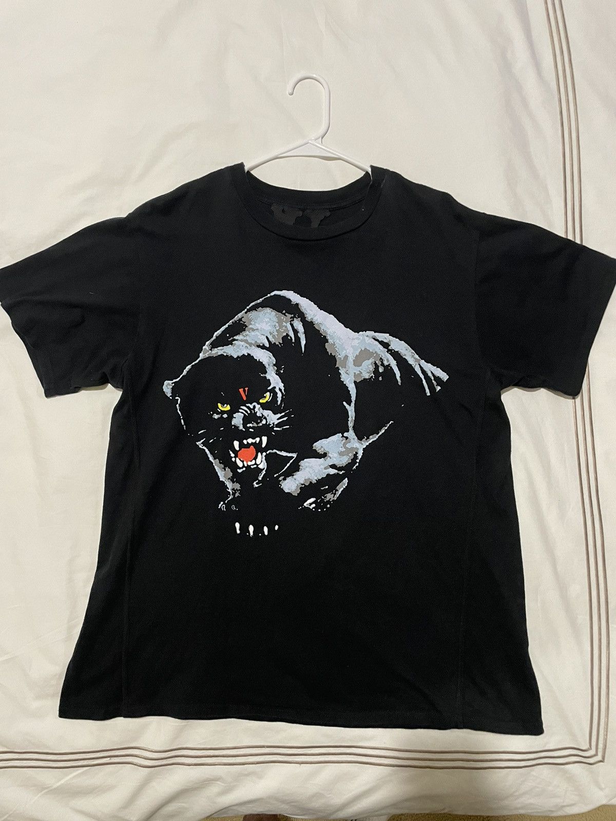 Vlone Vlone Panther Tee Black Size US L / EU 52-54 / 3 - 1 Thumbnail