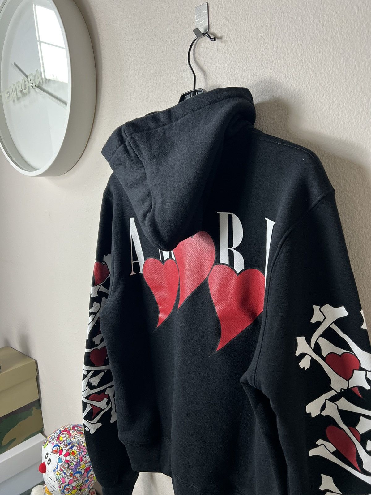 Amiri Amiri Hearts Bones Hoodie X-Small Size US XS / EU 42 / 0 - 4 Thumbnail