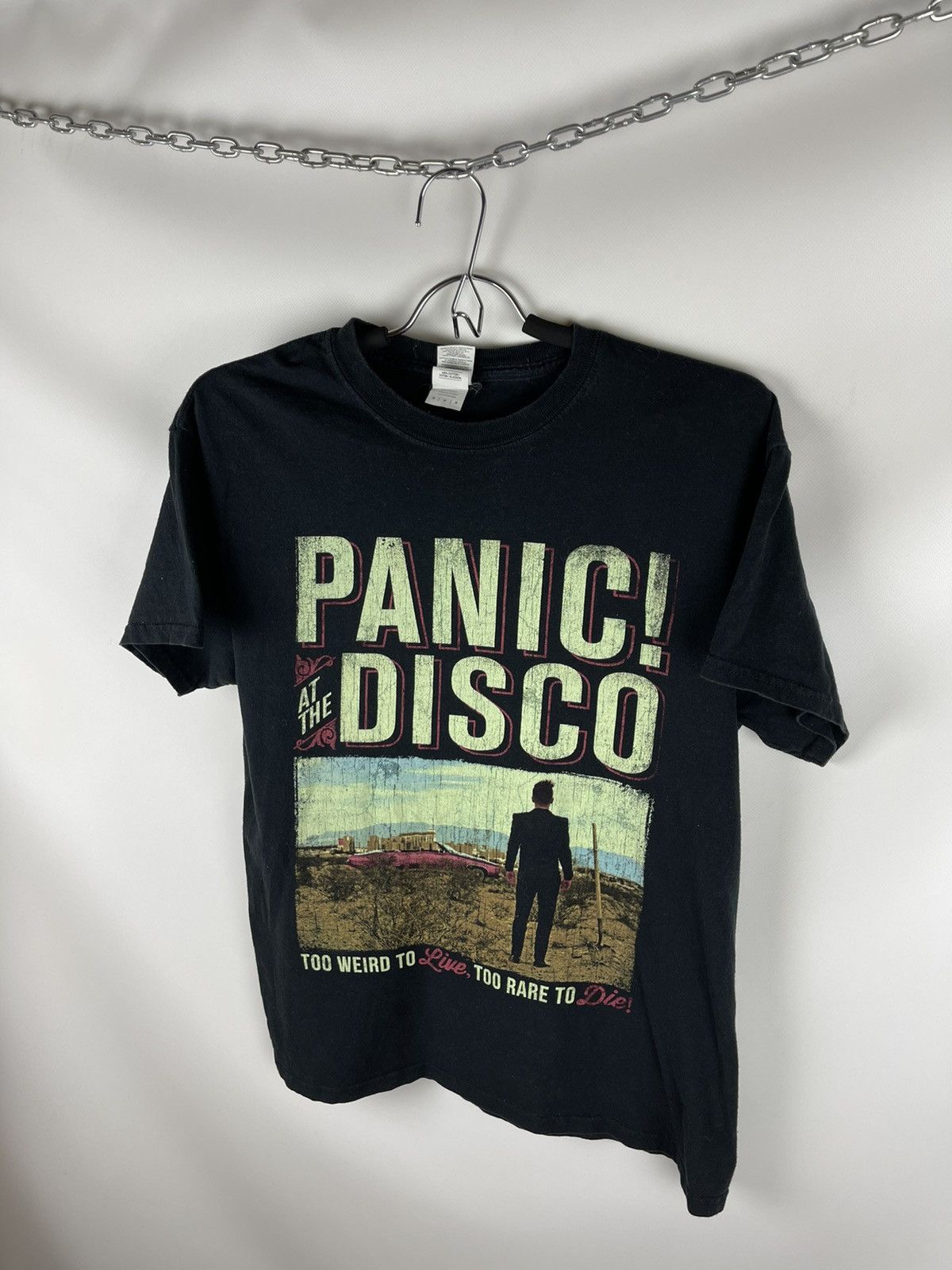 Band Tees Gildan Panic! Disco too weird to live, too rare to die band Size US M / EU 48-50 / 2 - 3 Thumbnail